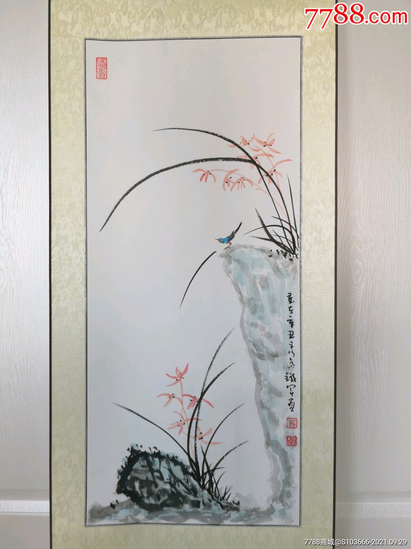 惠友,花鸟画,挂轴_花鸟国画原作_图片收藏_回收价格_7788老酒收藏