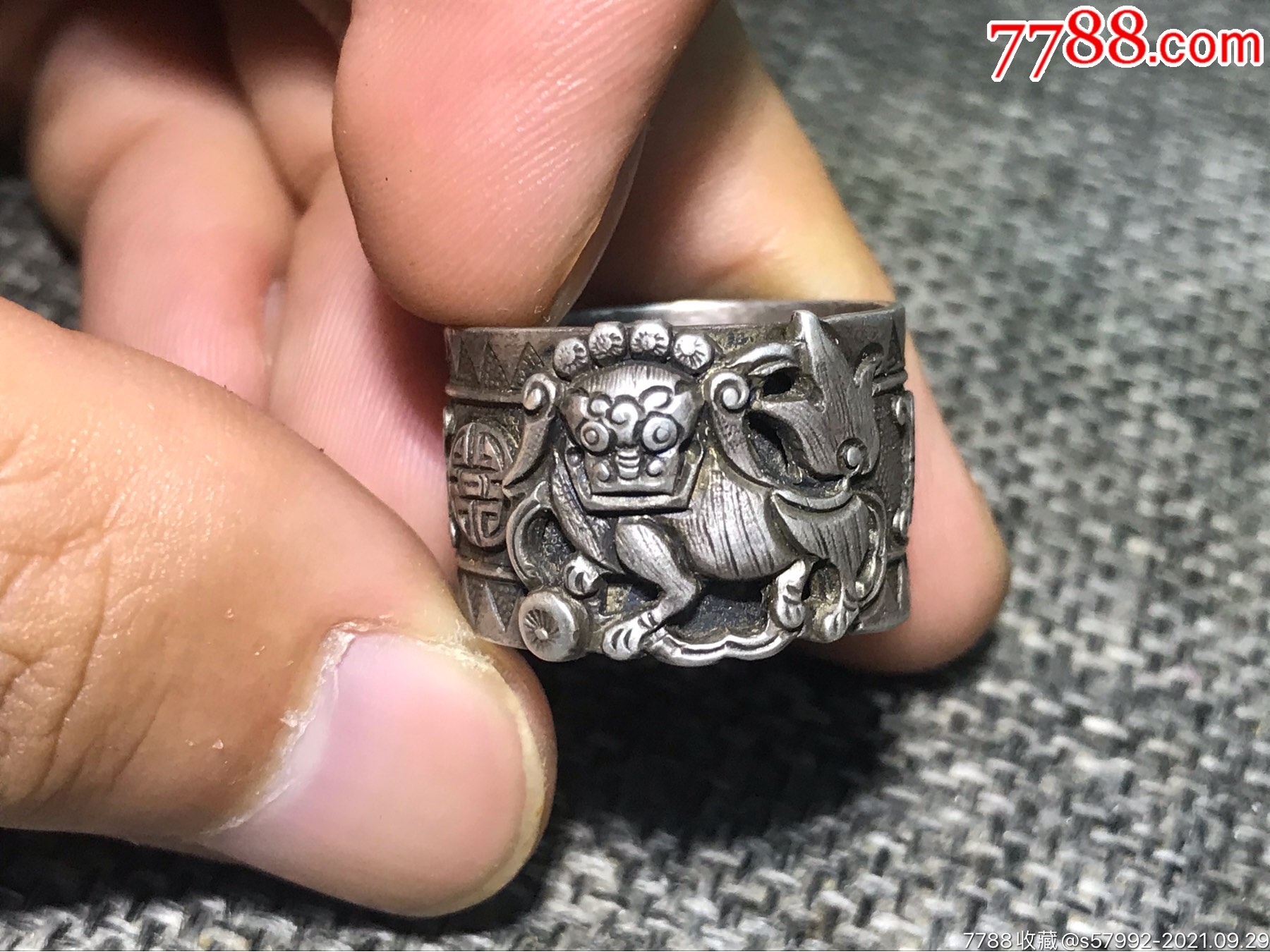 清代银戒指
