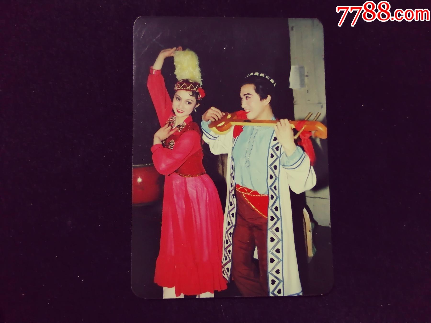 舞蹈《欢乐琴声,沈阳军区前进歌舞团,1996年原版_老照片_奉天驿写真