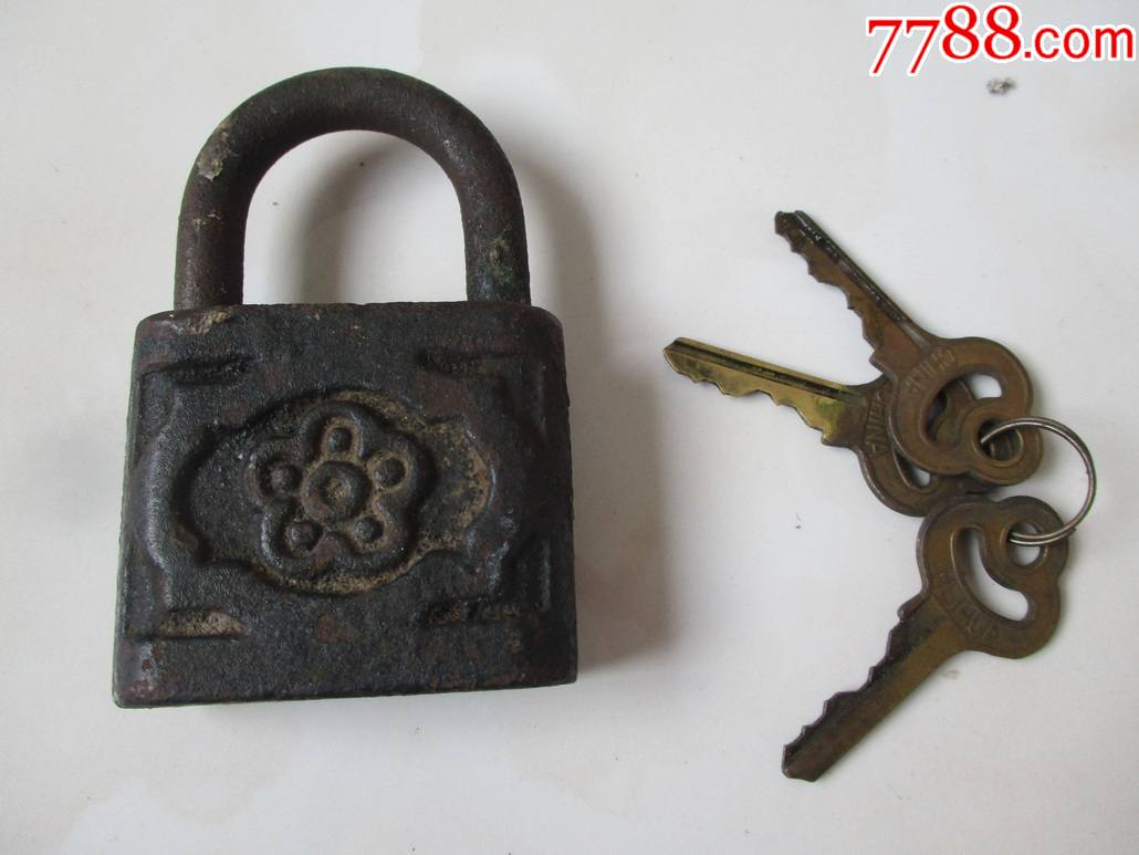 梅花牌生铁挂锁