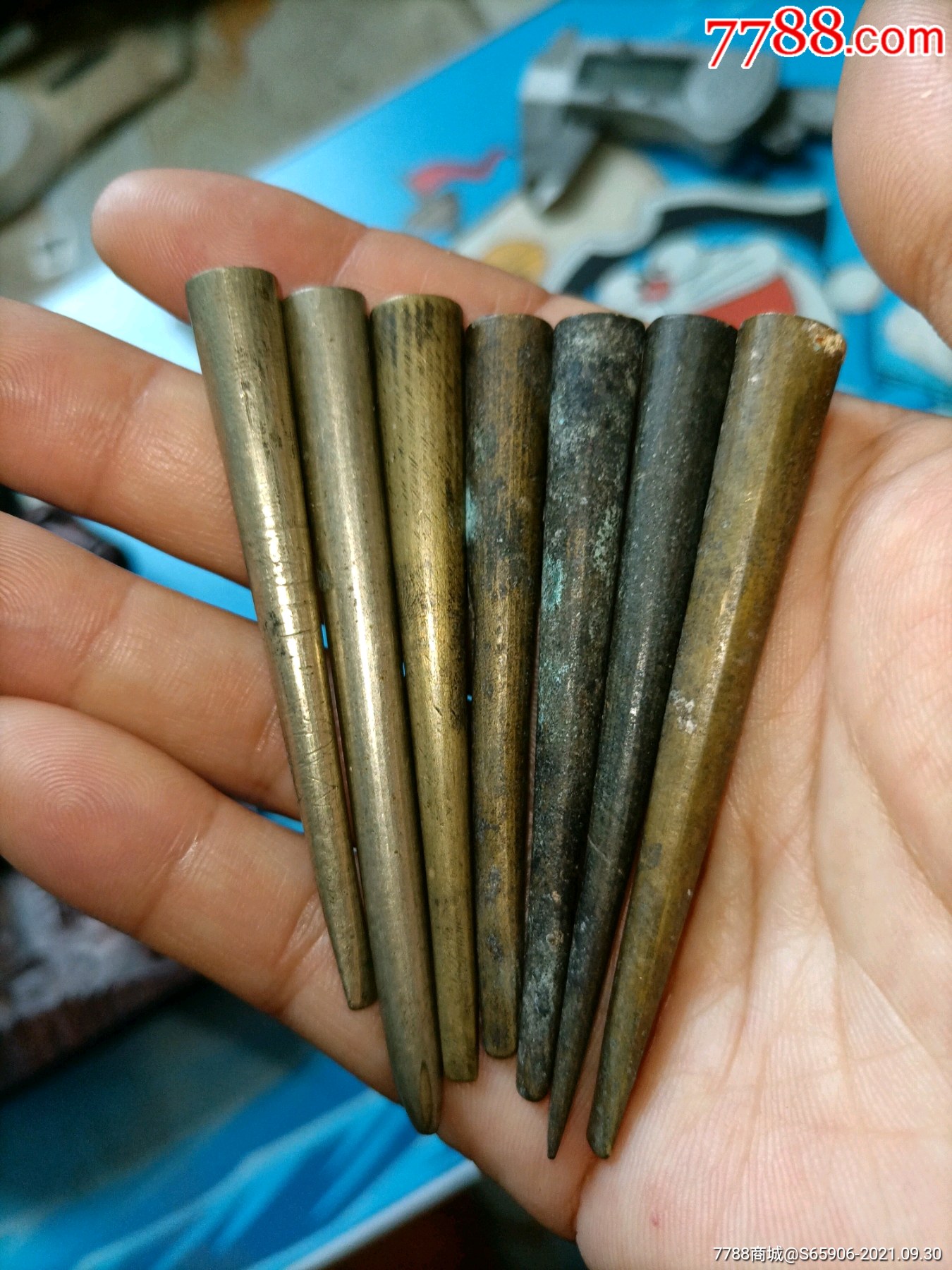 晚清民国铜笔帽