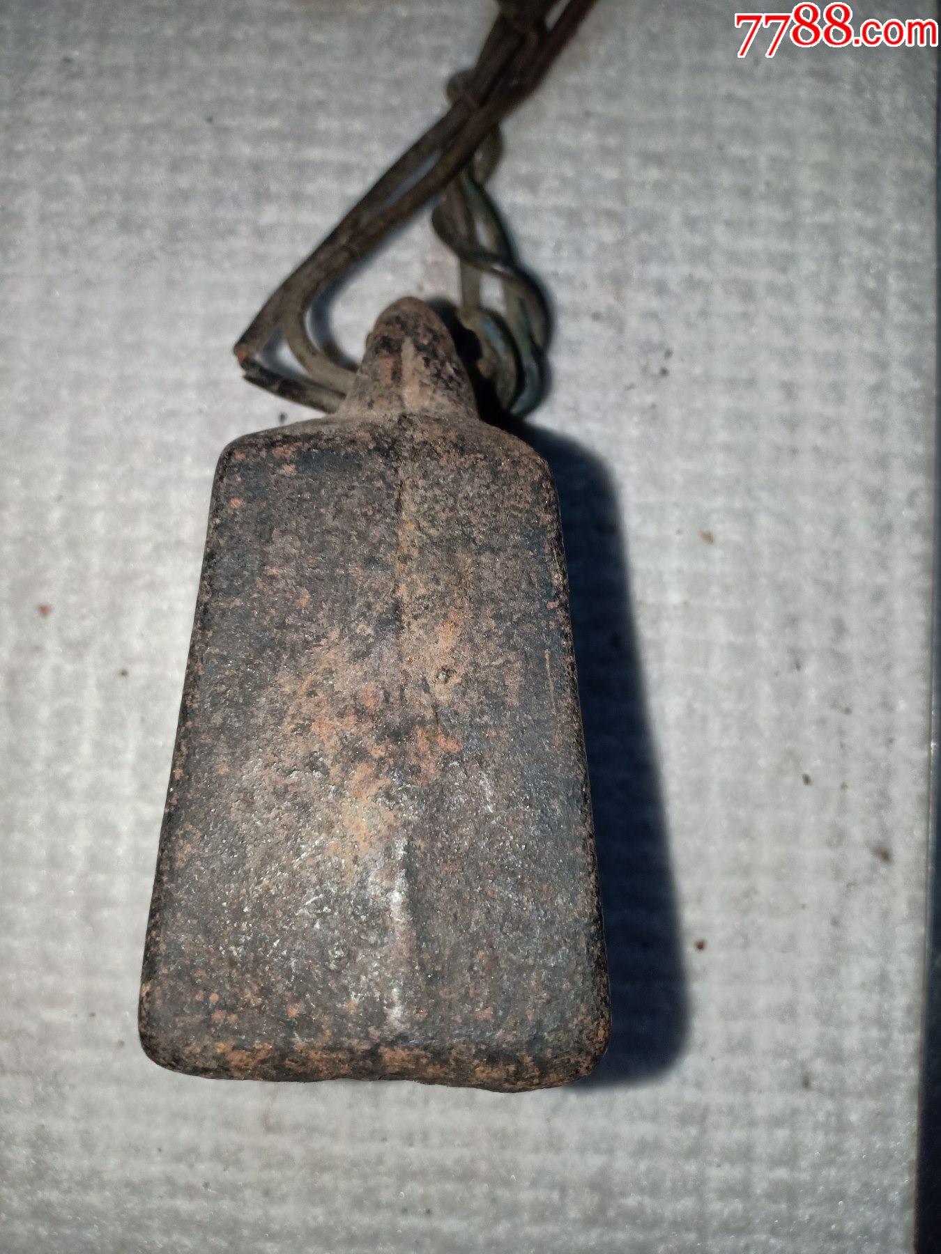 晚清左右德和兴造老商号铁制秤砣864cm箱34