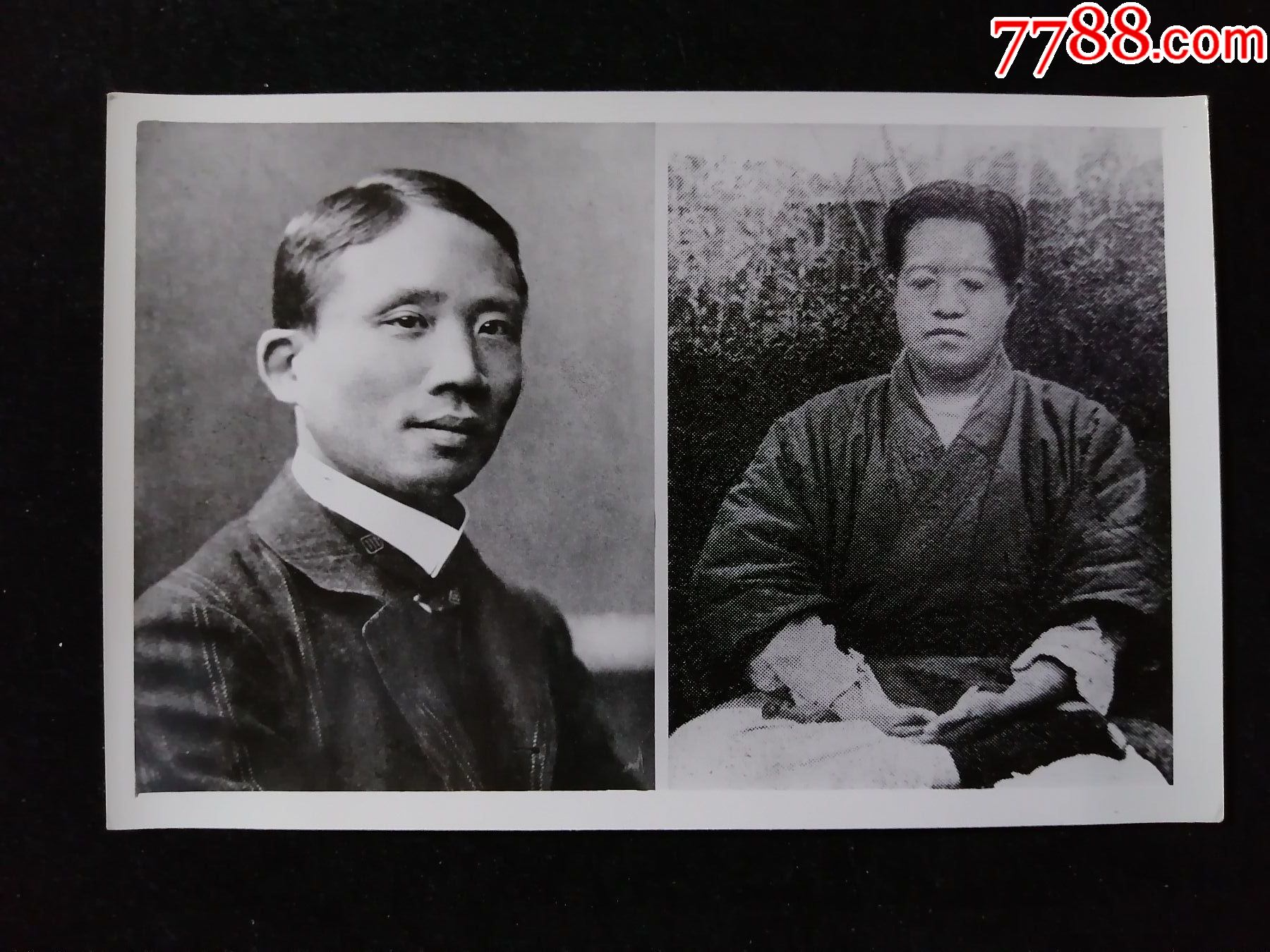 近代民主革命家蔡元培章炳麟115厘米15厘米