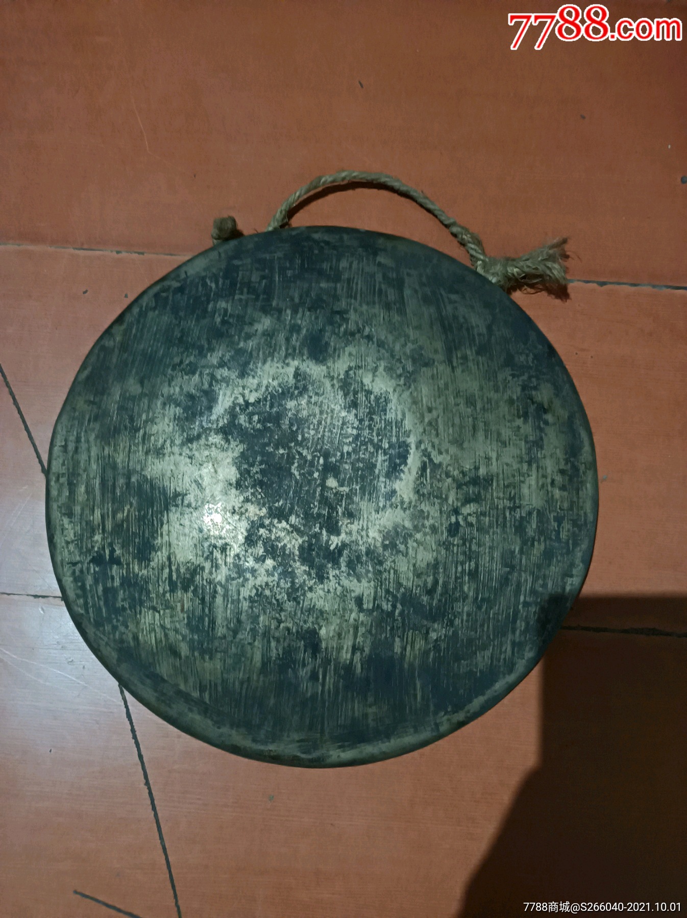 清代铜锣,厚重,品佳几斤重.