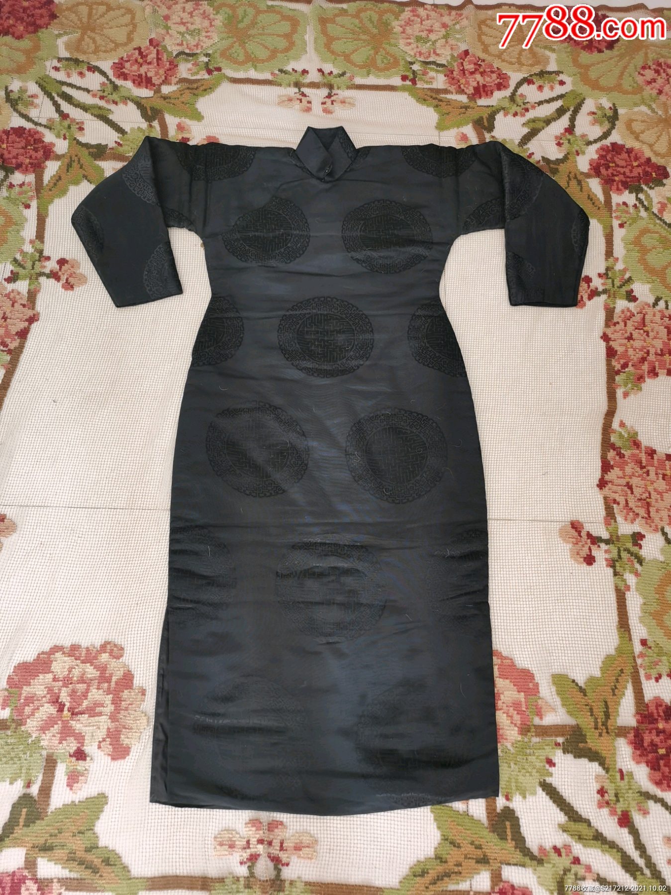 民国女士传统花纹古董收藏旗袍