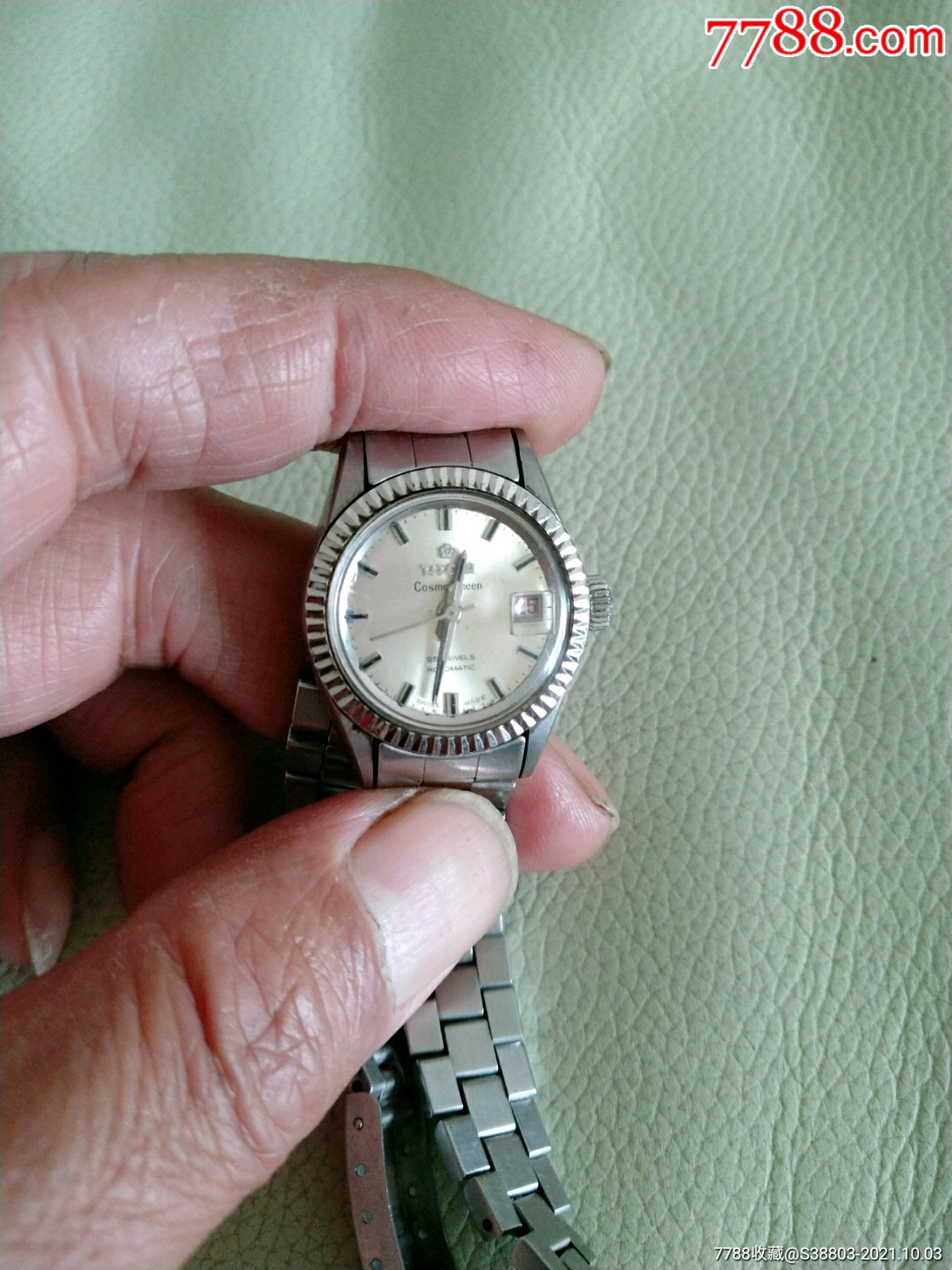 瑞士梅花牌机械自动女表