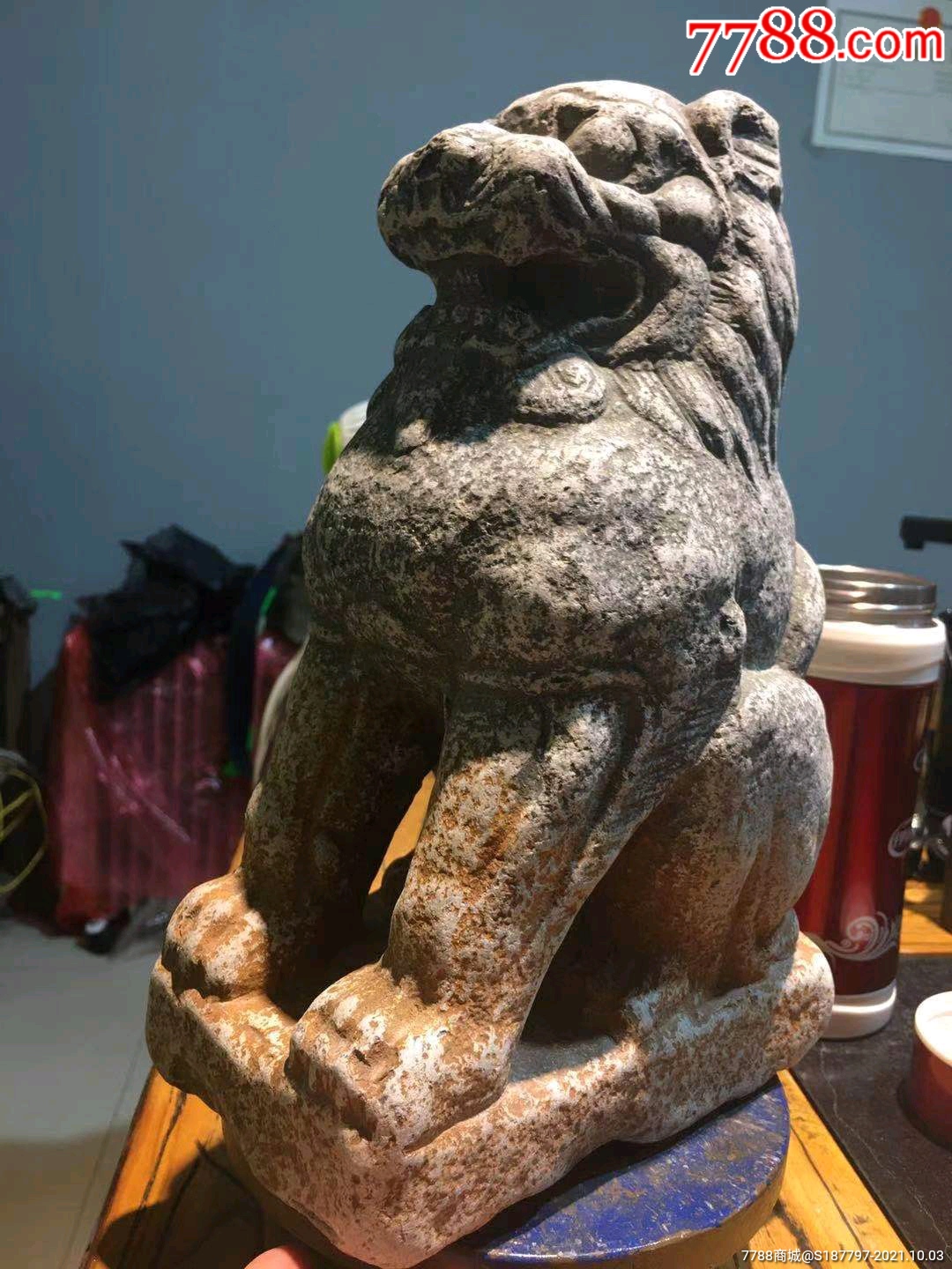 唐代时期石狮子-价格:2800元-se82949608-石狮/石雕塑-零售-7788旧