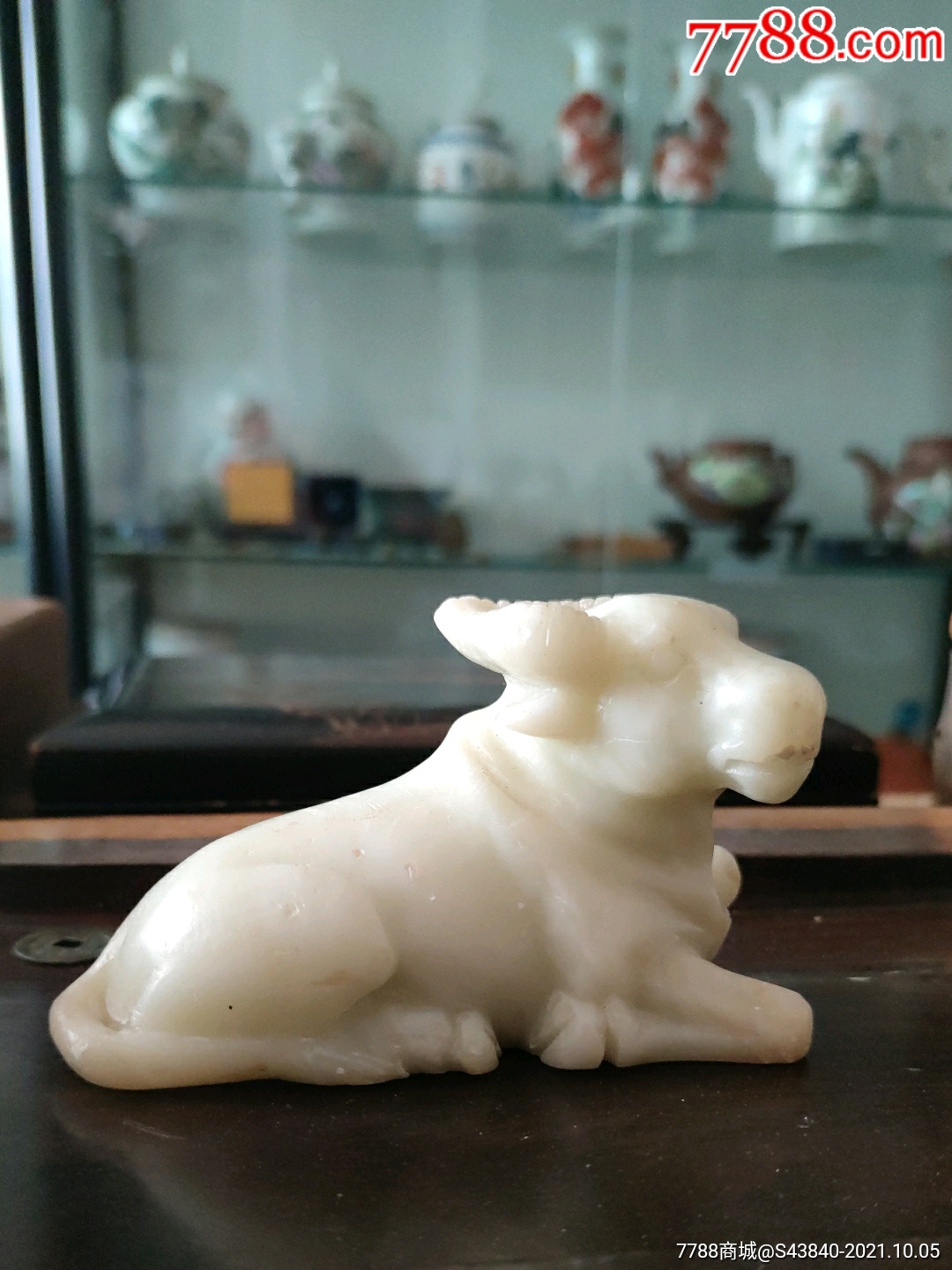 石雕五六十年代卧牛