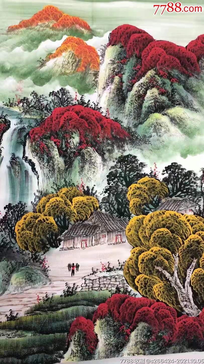 任茹意(巨幅山水)-价格:3500元-se82986896-山水国画原作-零售-7788