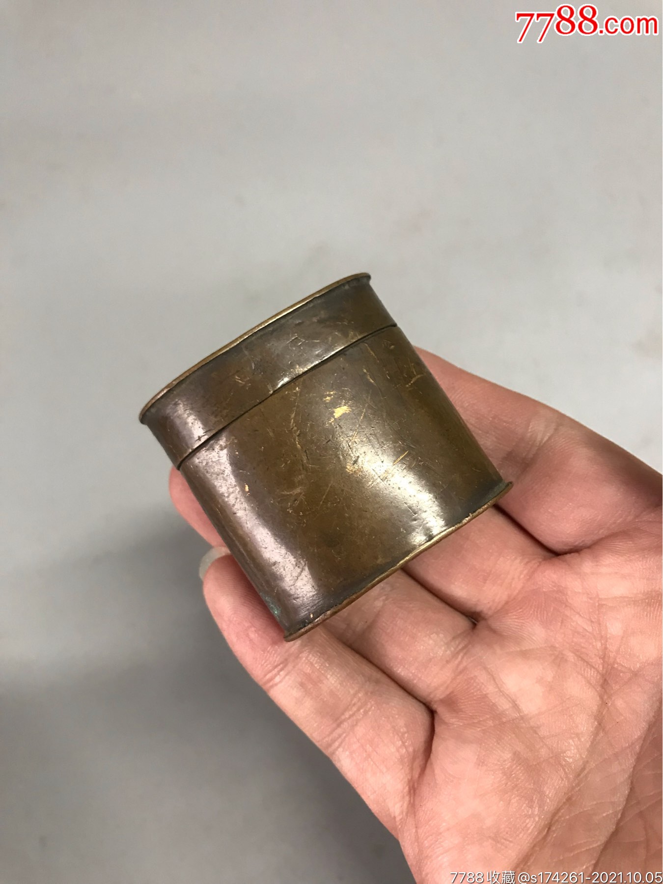 清代烟膏盒_价格400元【小王抗战杂项铺】_第1张_7788收藏__收藏热线