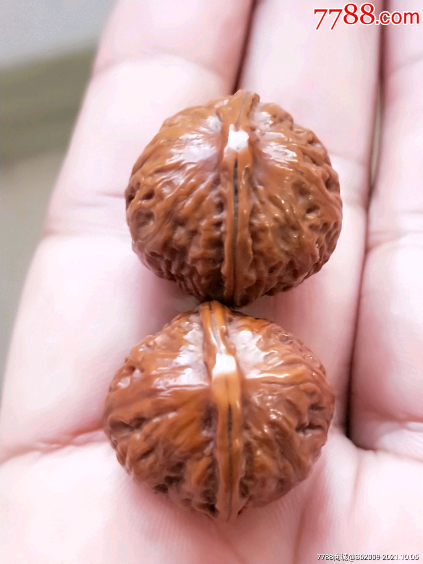 包浆红润全品超小老秋子核桃一对