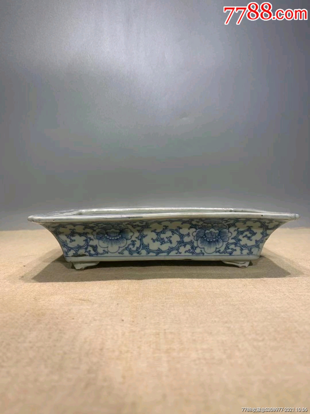 清代青花水仙盆_价格1800元_第1张_7788收藏__收藏热线