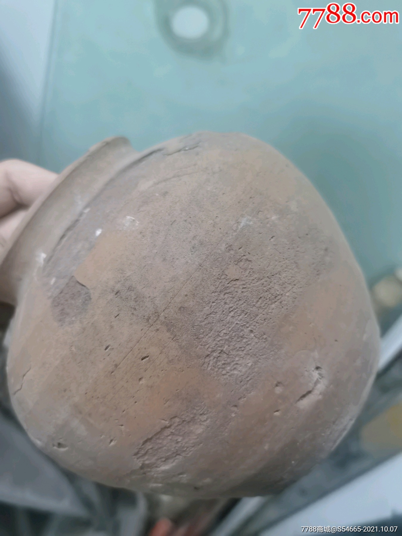 保真汉陶灰陶罐瓶残品