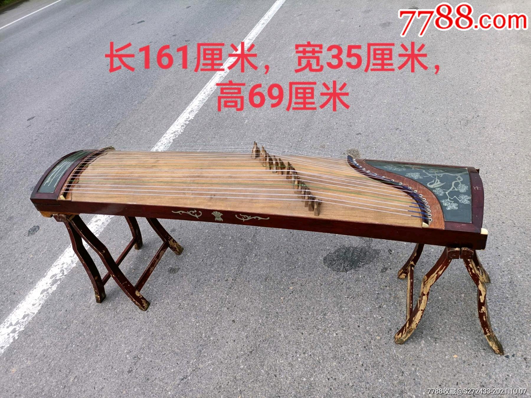 下乡收的老古筝完整包老品相如图