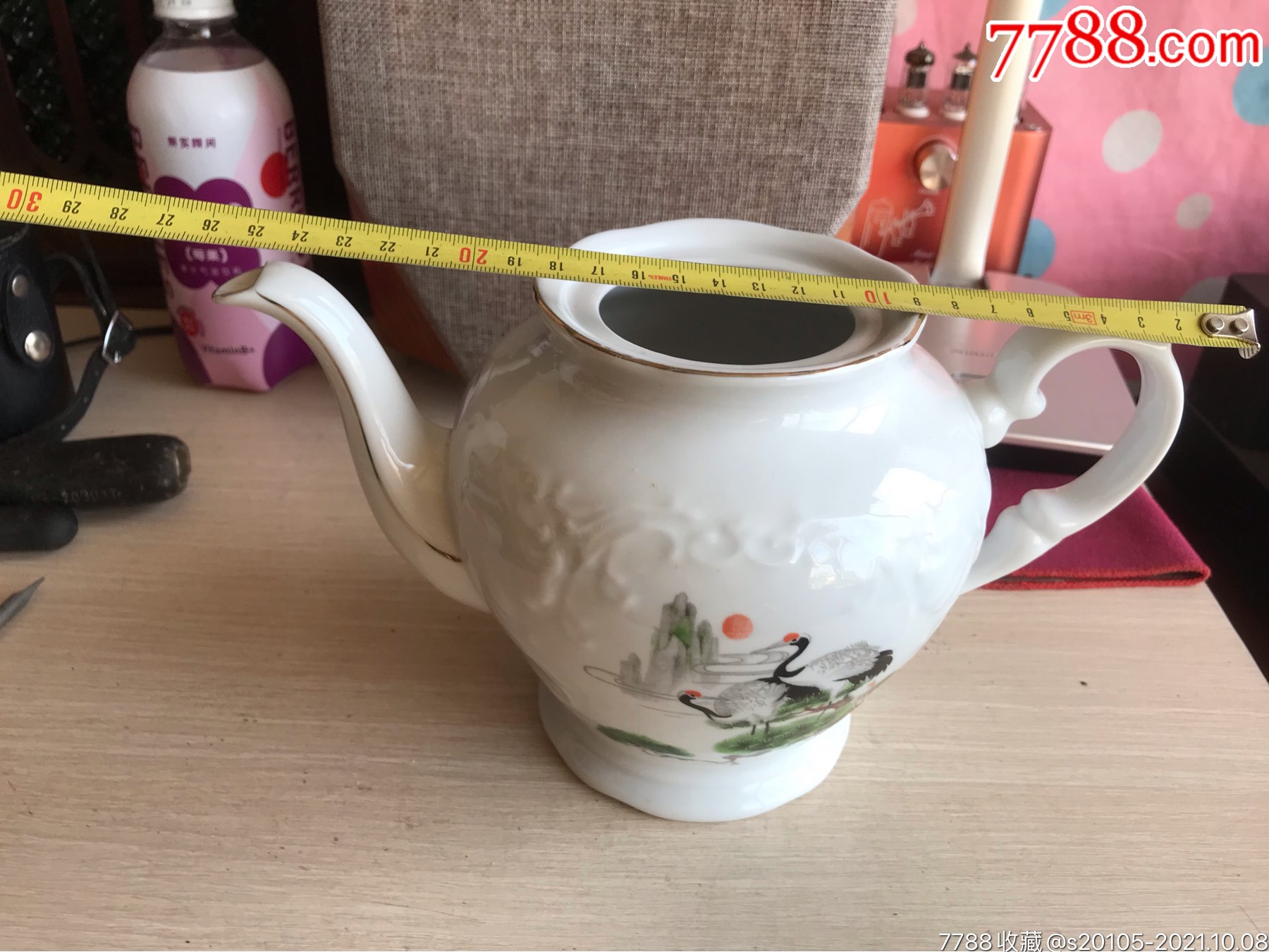 80年代唐山制造瓷器大号茶壶