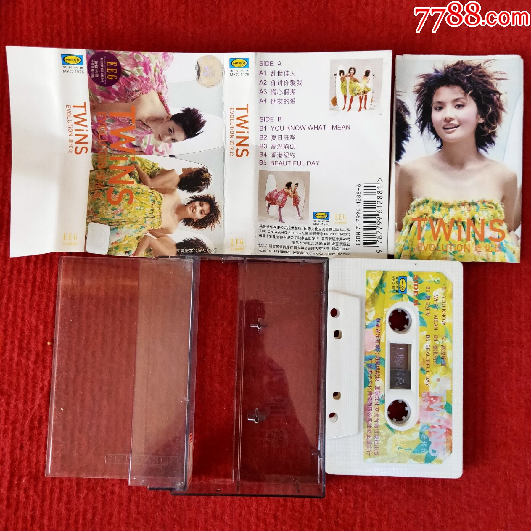 原装正版磁带twins专辑进化论国际文化交流音像出版社