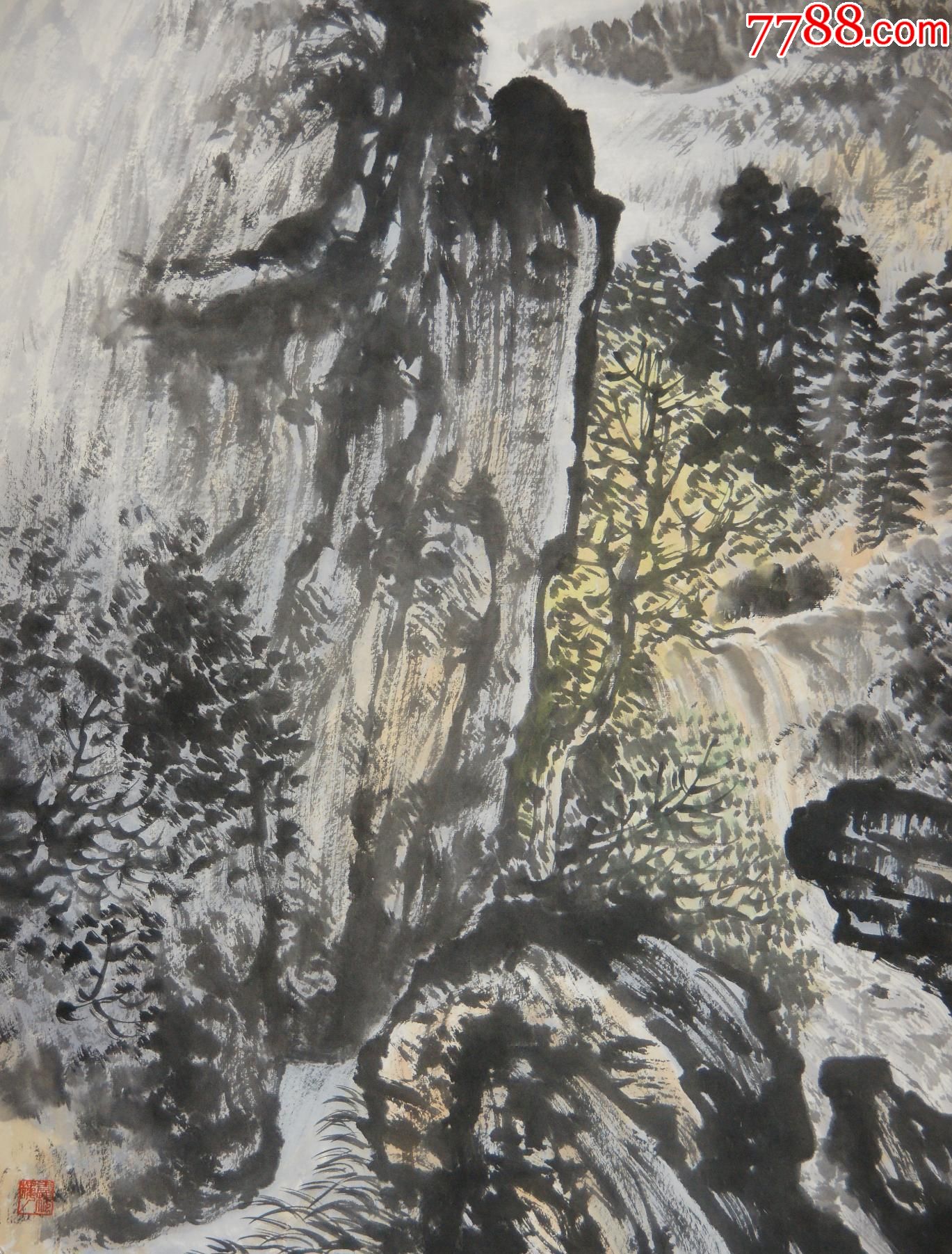 【曾晓浒】四川成都人著名画家山水_山水国画原作_第4张_7788字画网