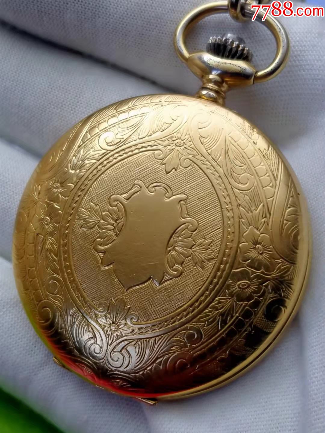 全原装瑞士天梭古董怀表