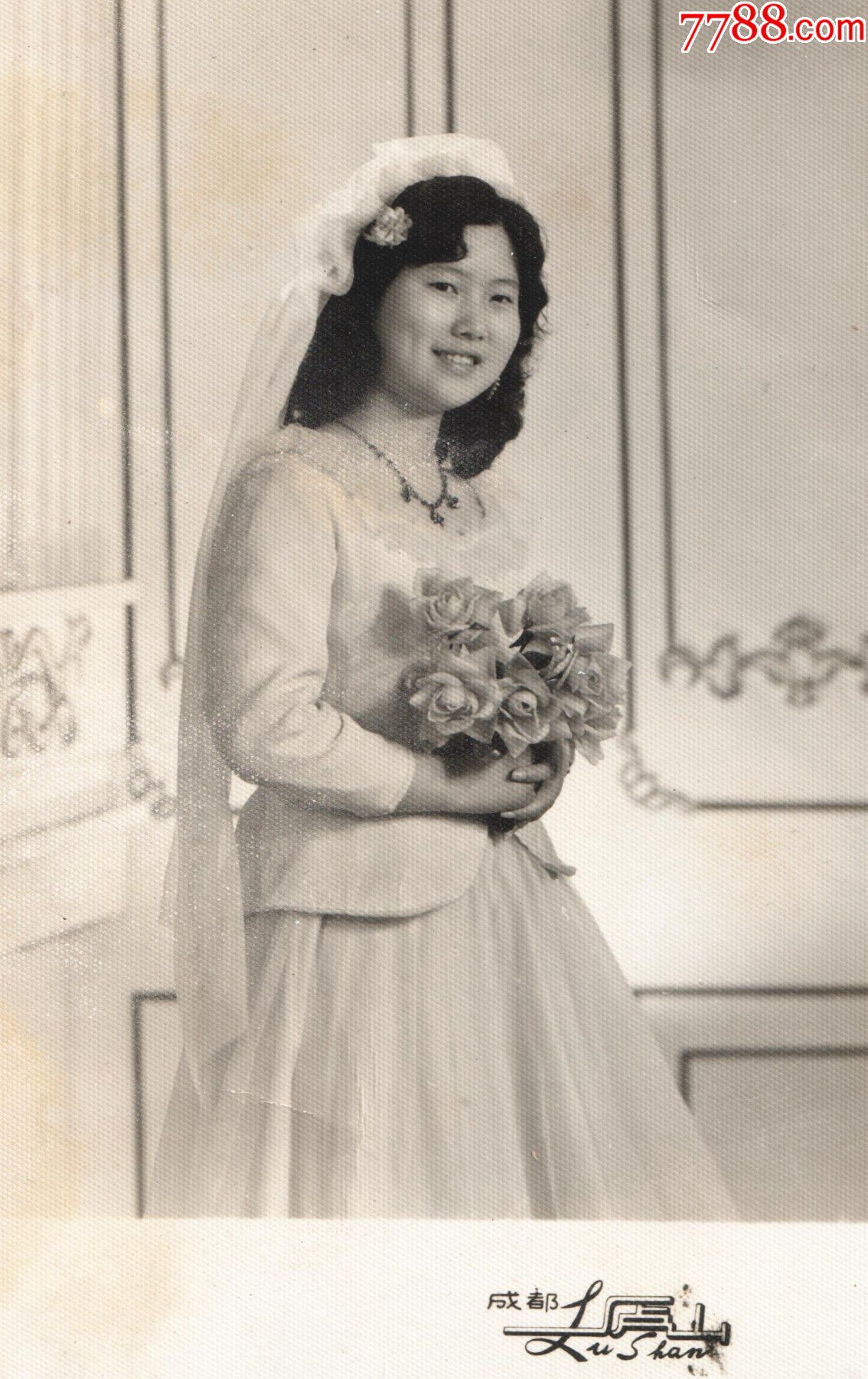 七八十年代新娘造型图片