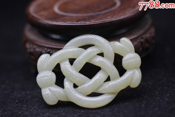 80年代和田玉盘龙型盘长-和田玉-7788商城__七七八八商品交易平台(778