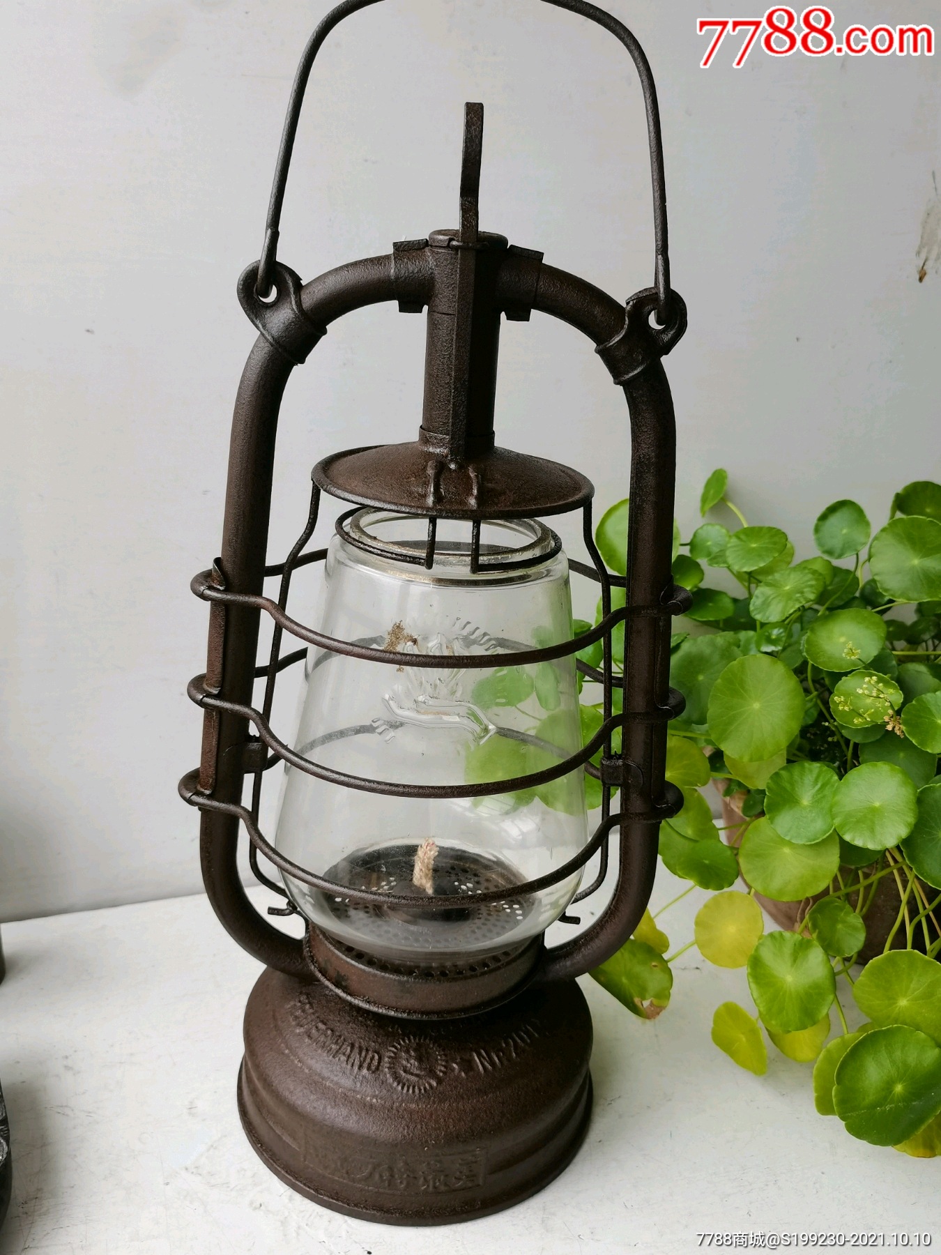 好品相德国美最时老马灯,老煤油提灯,老桅灯