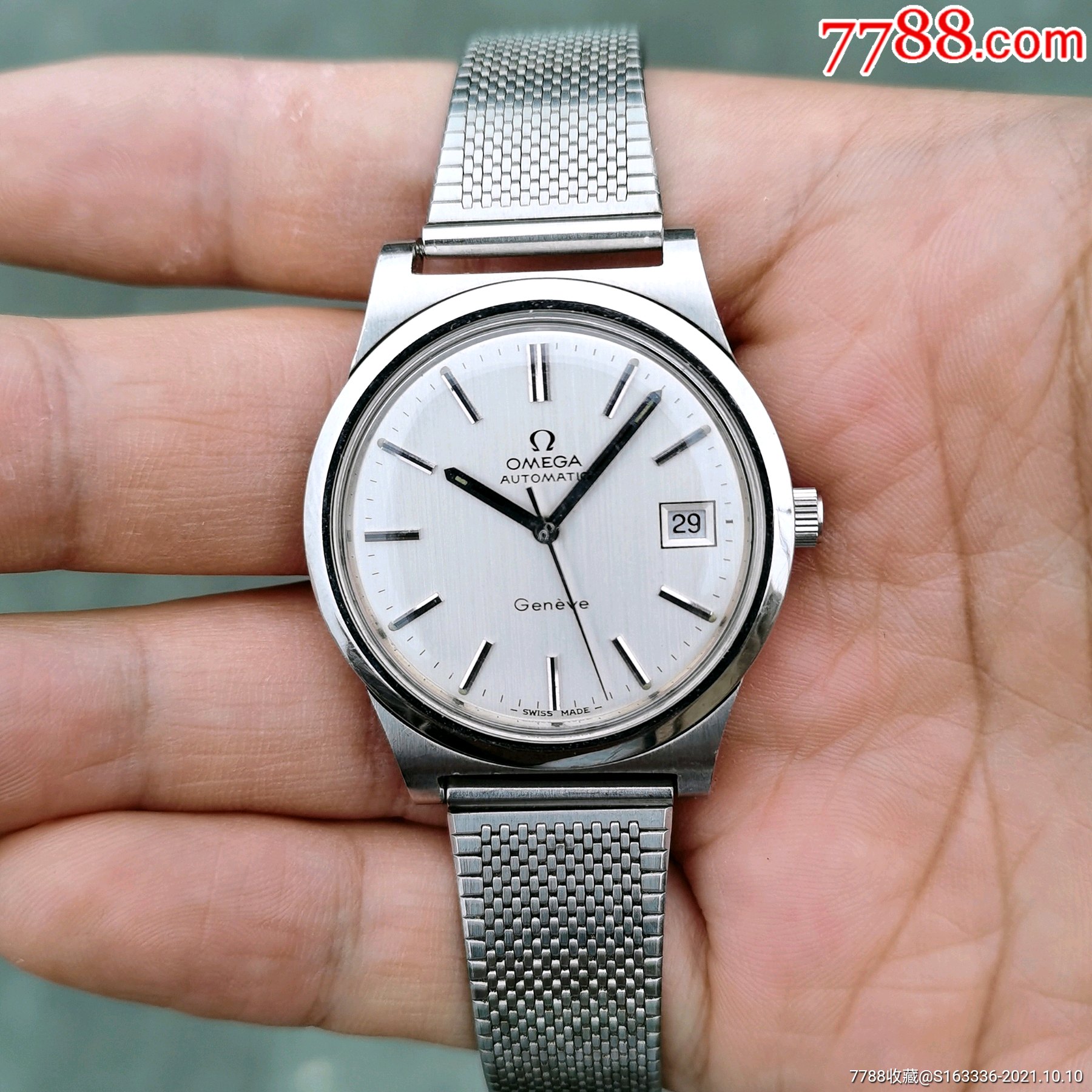 瑞士欧米茄日内瓦系列全自动机械男表款式稳重大气