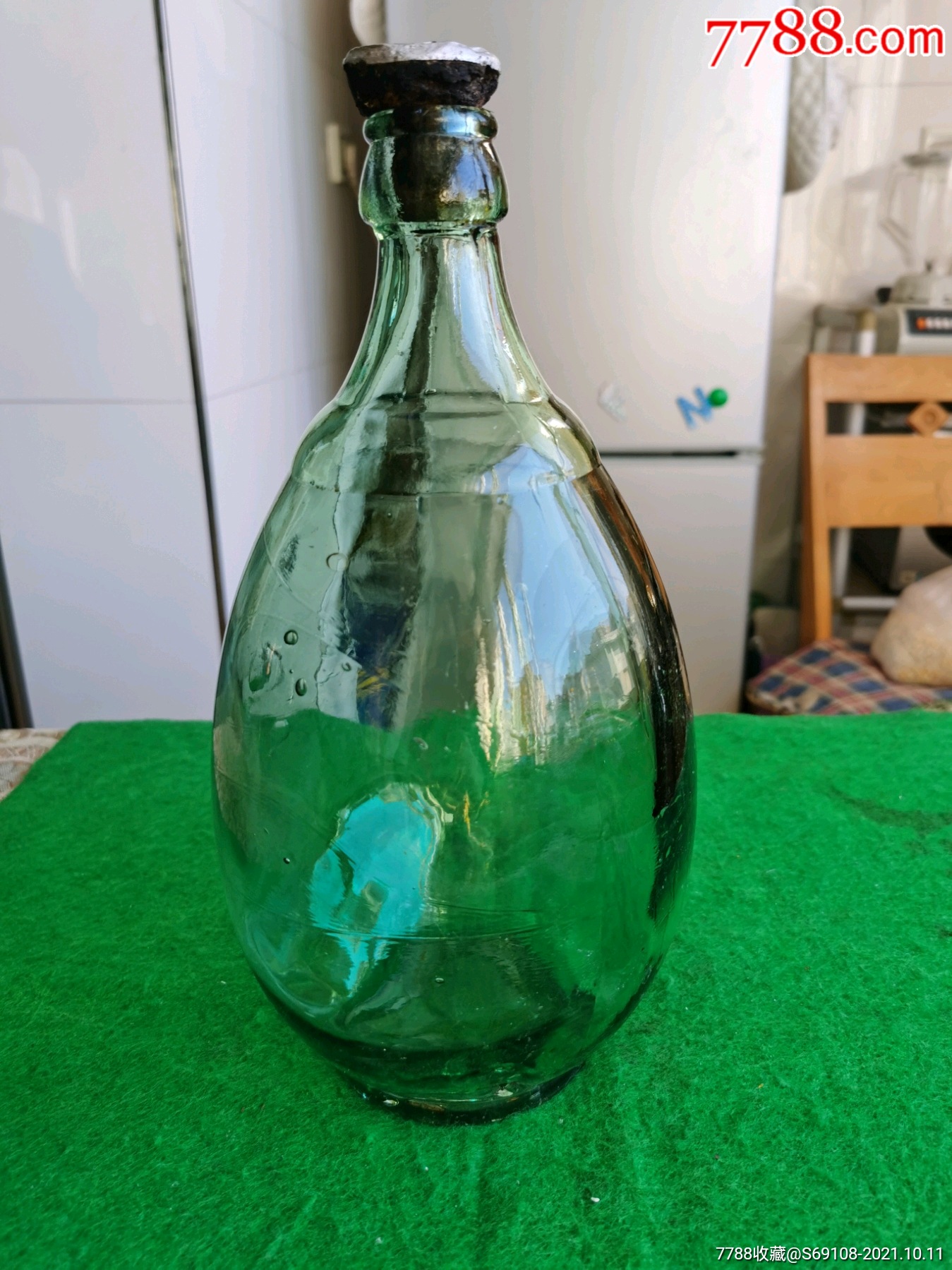 民国时期奖油玻璃瓶