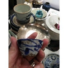 清末民初万年香火香炉-青花瓷-7788旧书网