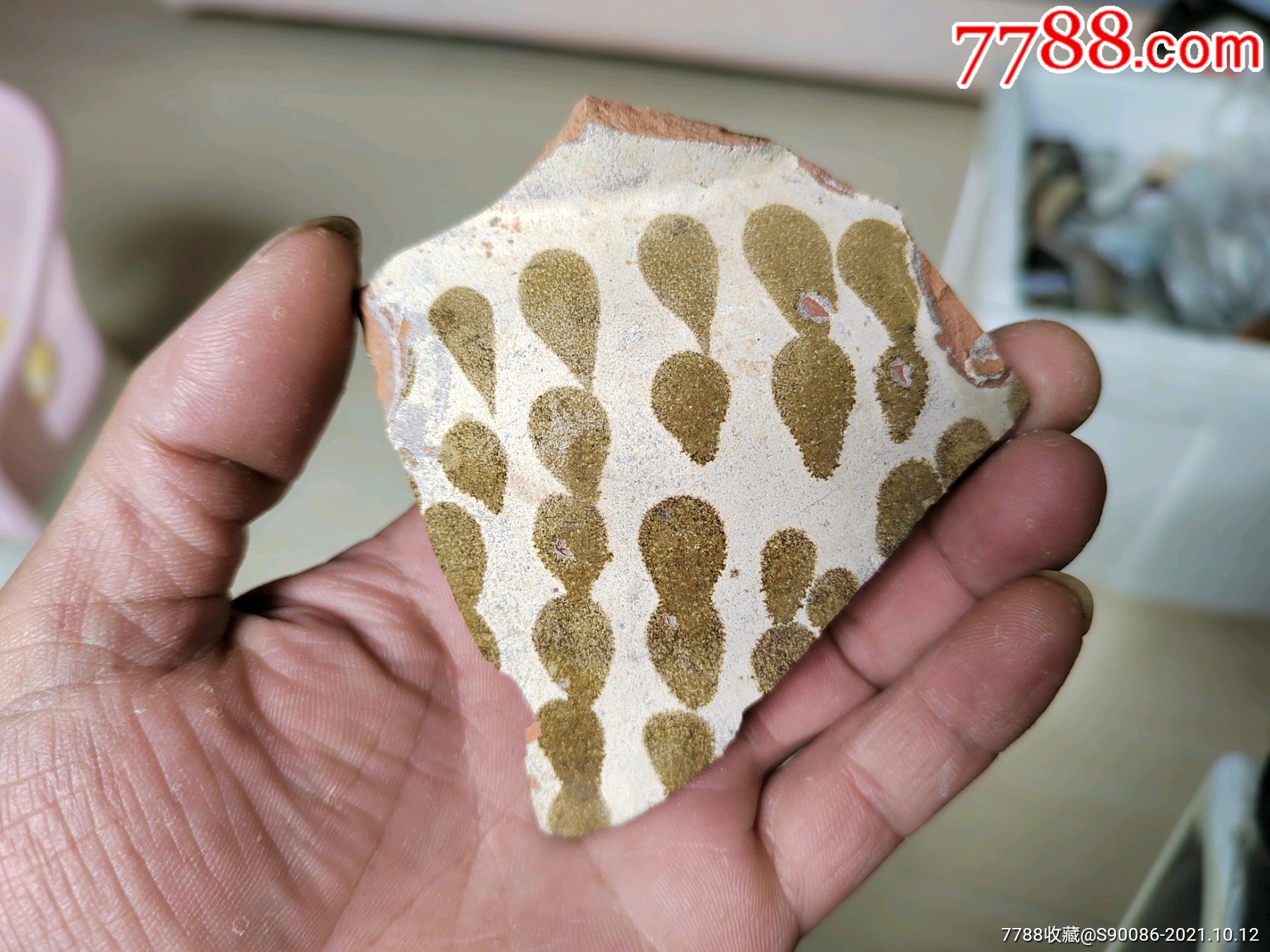 瓷片标本满百包邮唐宋点彩罐子瓷片标本