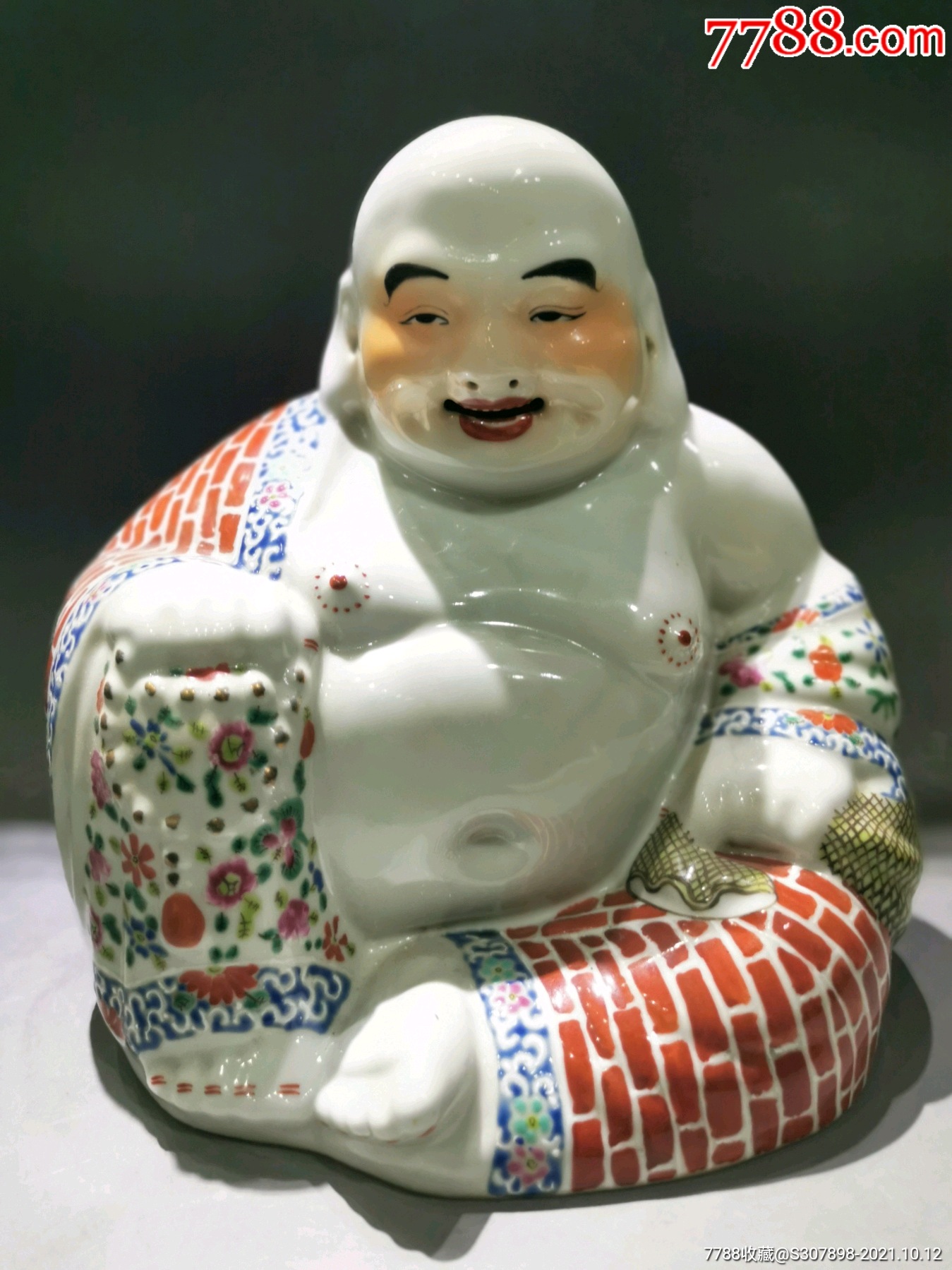 瓷器罗汉大肚佛像