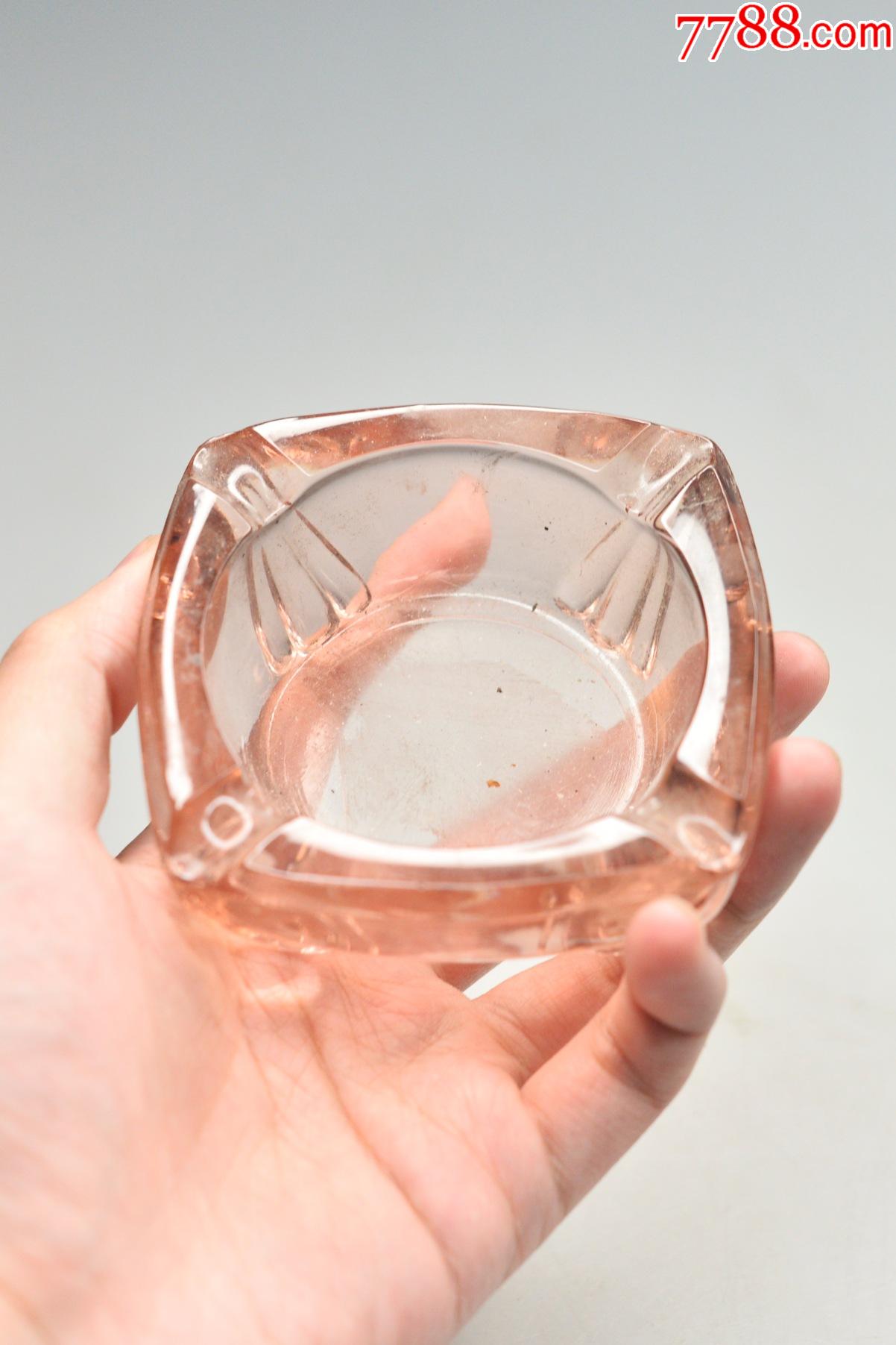 老式古董古玩烟玻璃灰缸老玻璃烟缸怀旧收藏_烟灰缸_第1张_7788瓷器