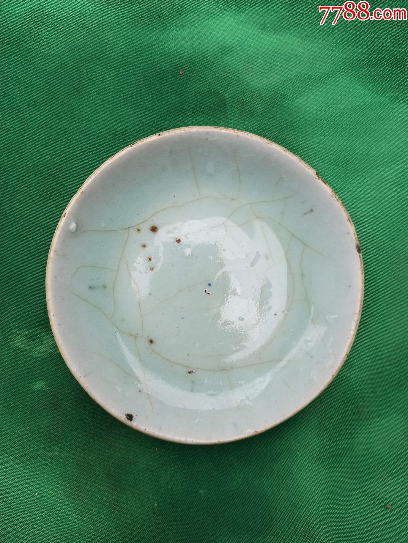 瓷器盘子,冰裂纹如图所示,请看好再拍,没有冲线