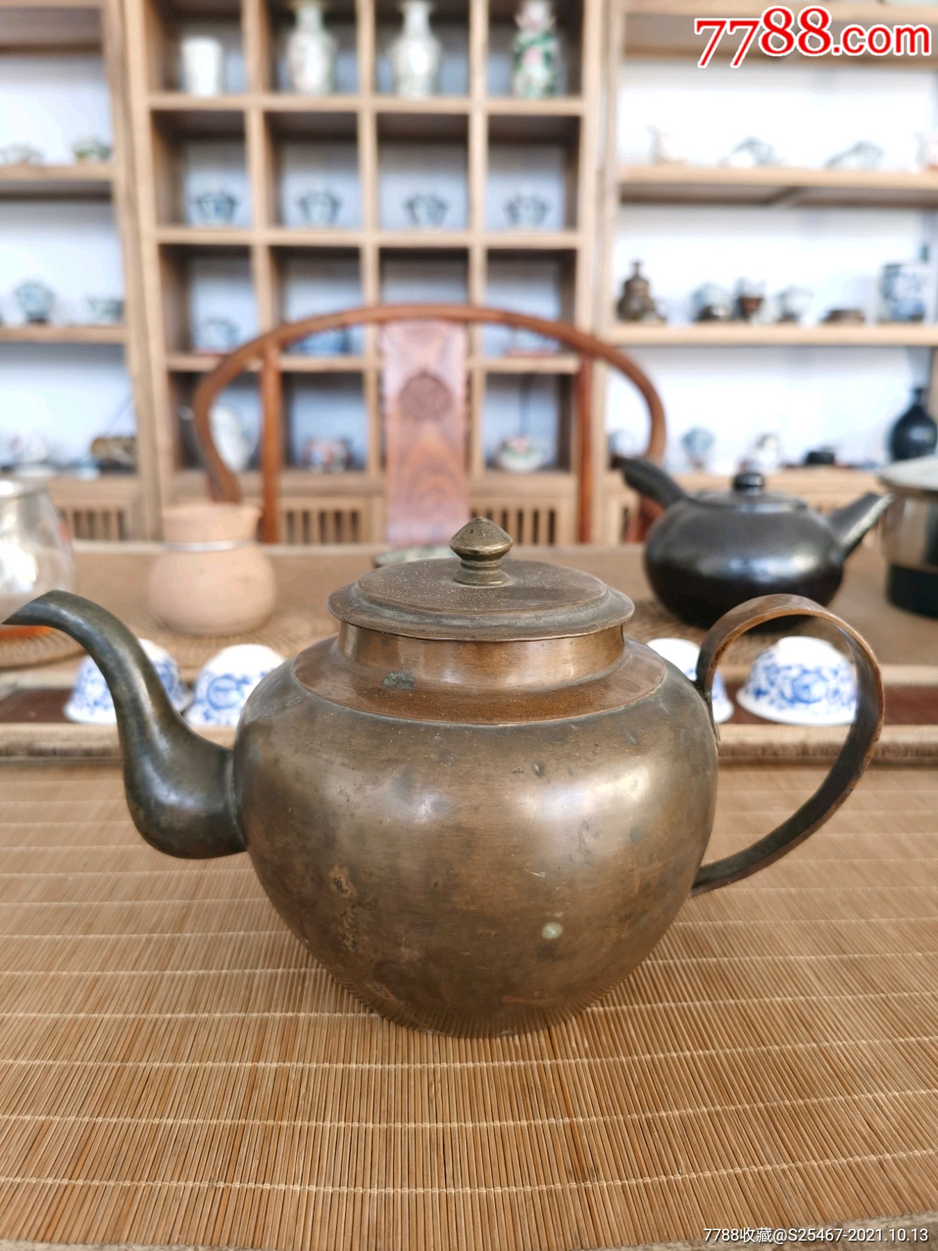 铜茶壶-茶具-图片