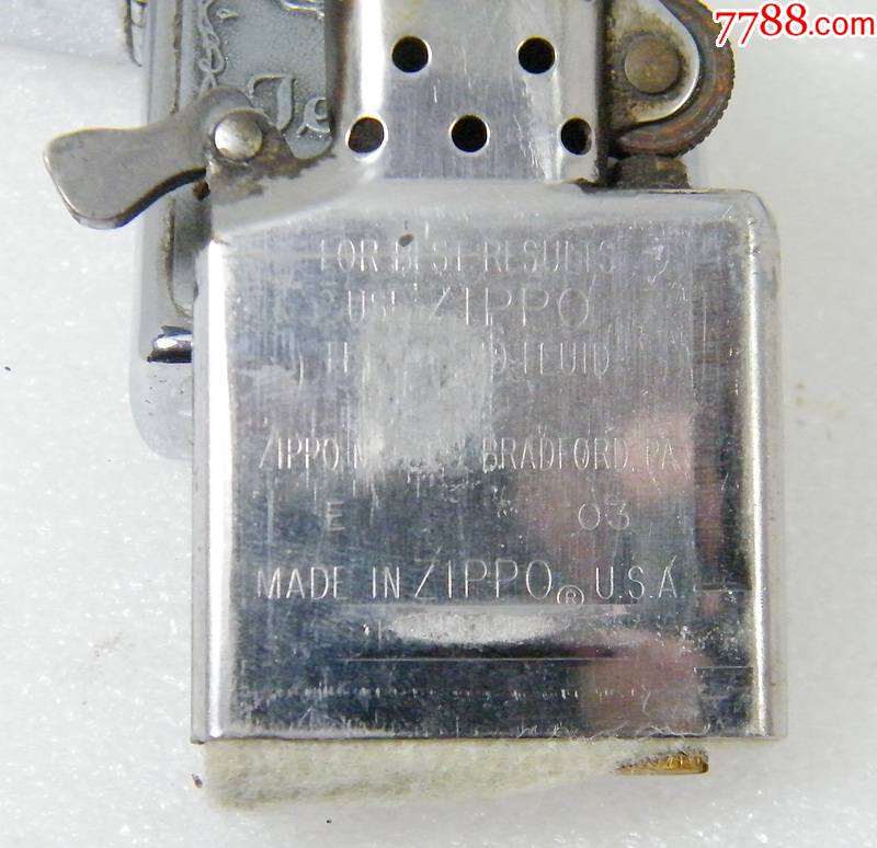 zippo煤油打火机03年贴章jackdaniels2003年同龄机