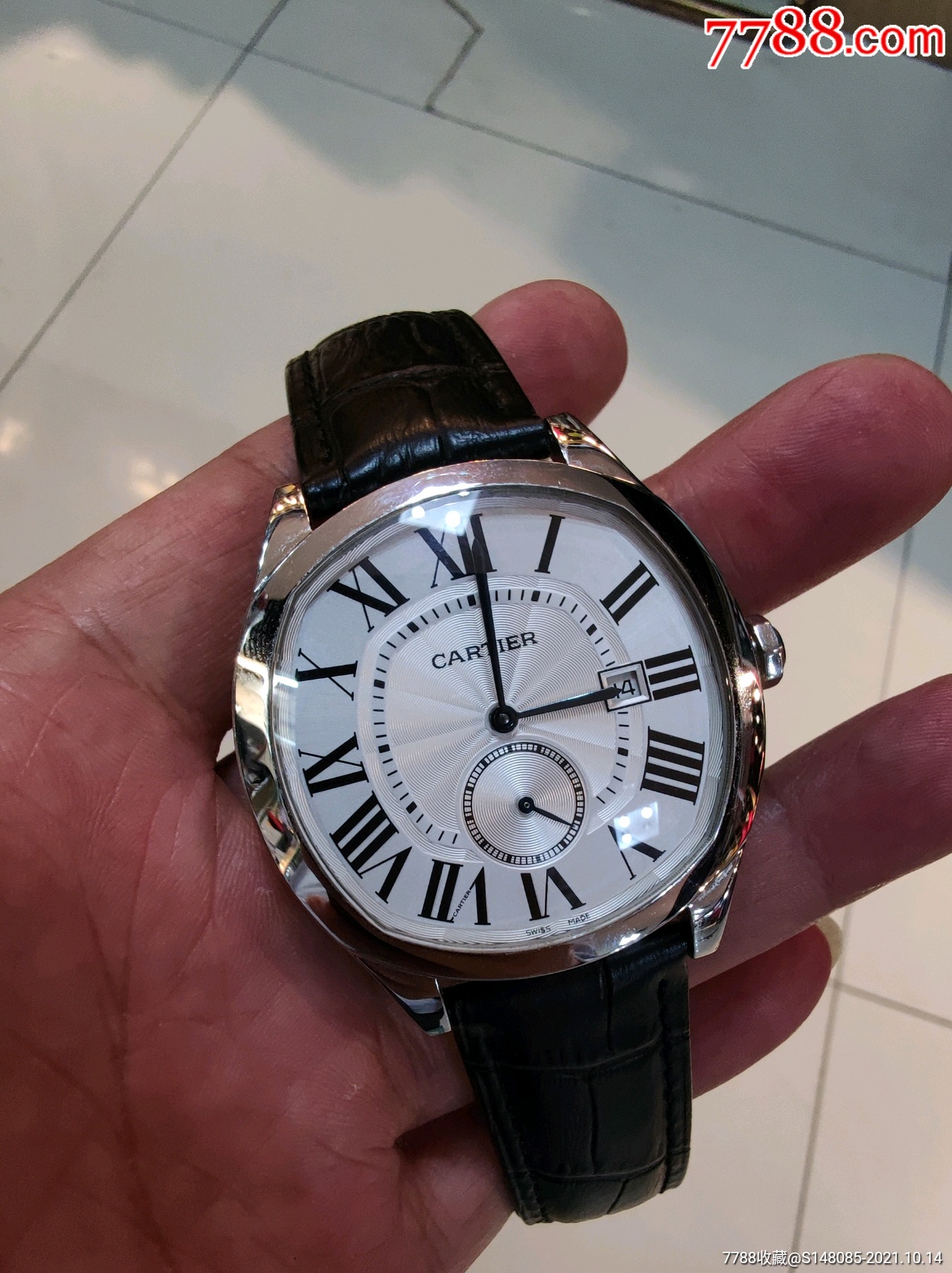 卡地亚自动机械表.