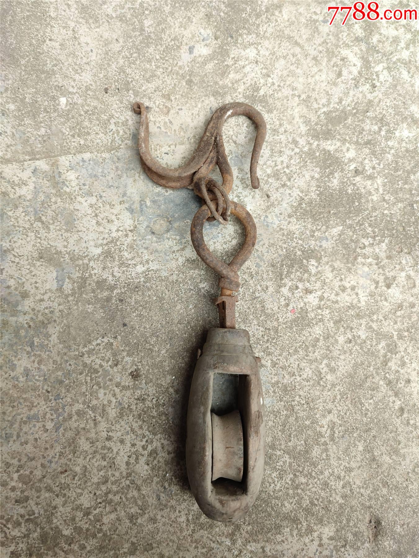 木头滑轮品相如图所示