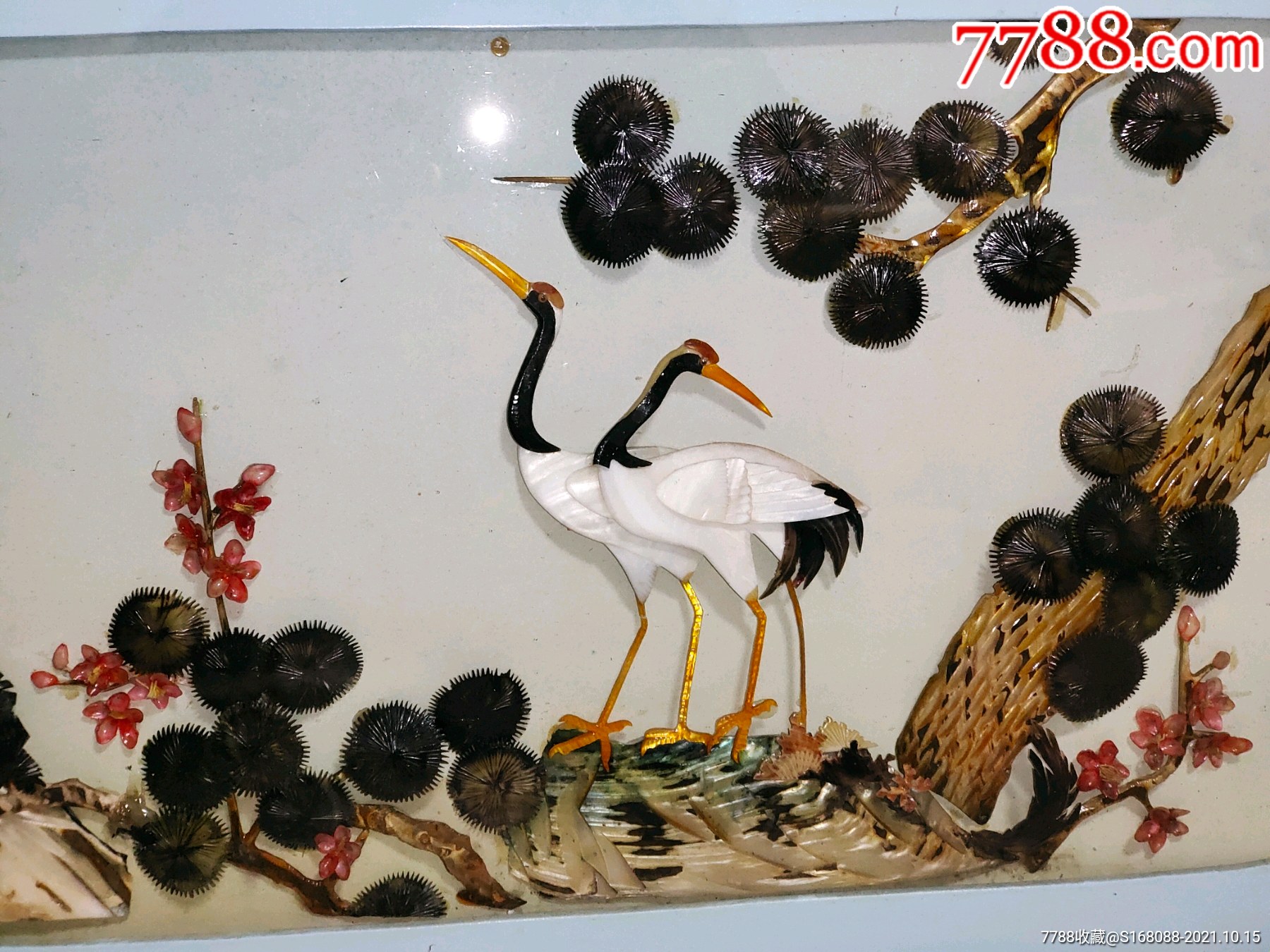 时期七八十年代画-价格:200元-se83168452-贝雕画-零售-7788砚台收藏