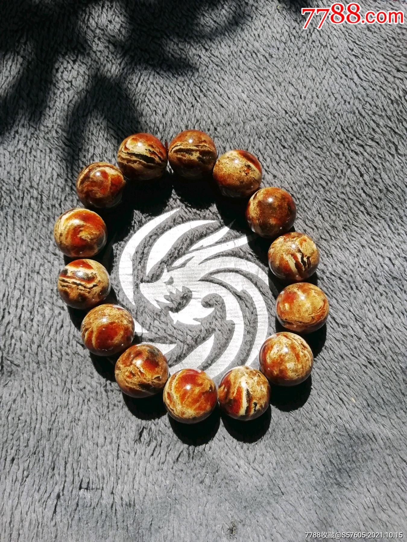 清仓处理【精品】纯天然虎皮纹妖孽白花琥珀蜜蜡1.