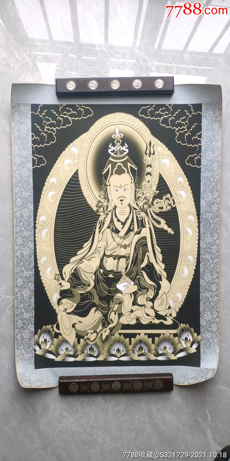 佛像壁画_版画原作_青云接室斋【7788收藏__收藏热线】