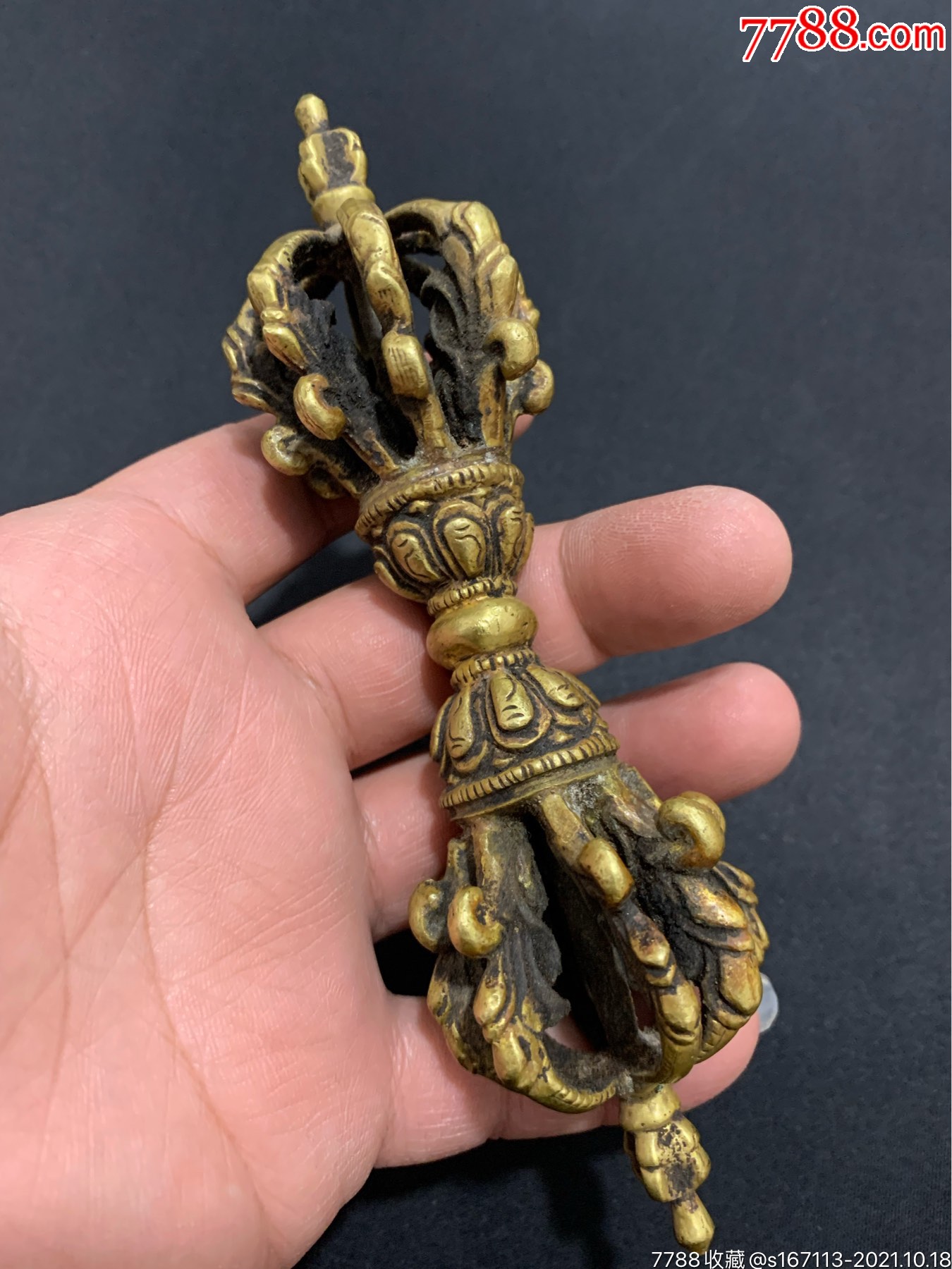 老铜金刚杵一件