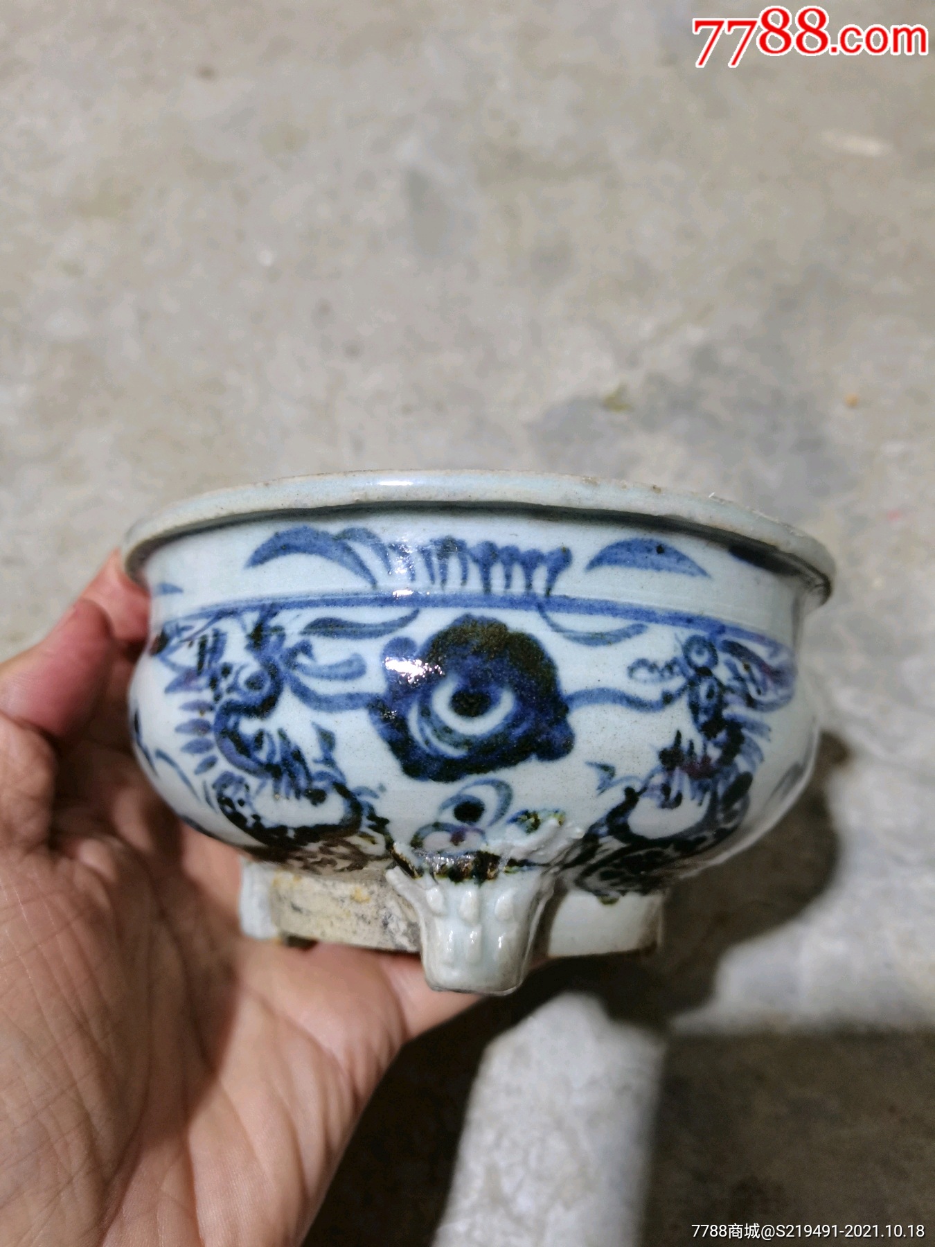 明代青花香炉_价格880元_第1张_7788收藏__收藏热线