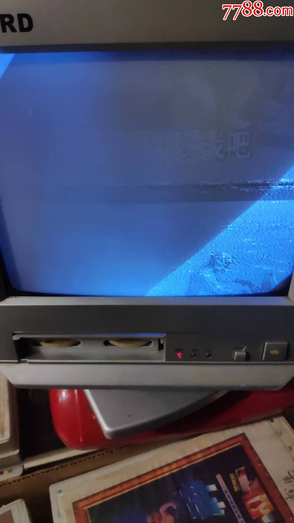 上世纪90年代太阳鸟牌黑白老式袖珍小电视怀旧民俗老家电