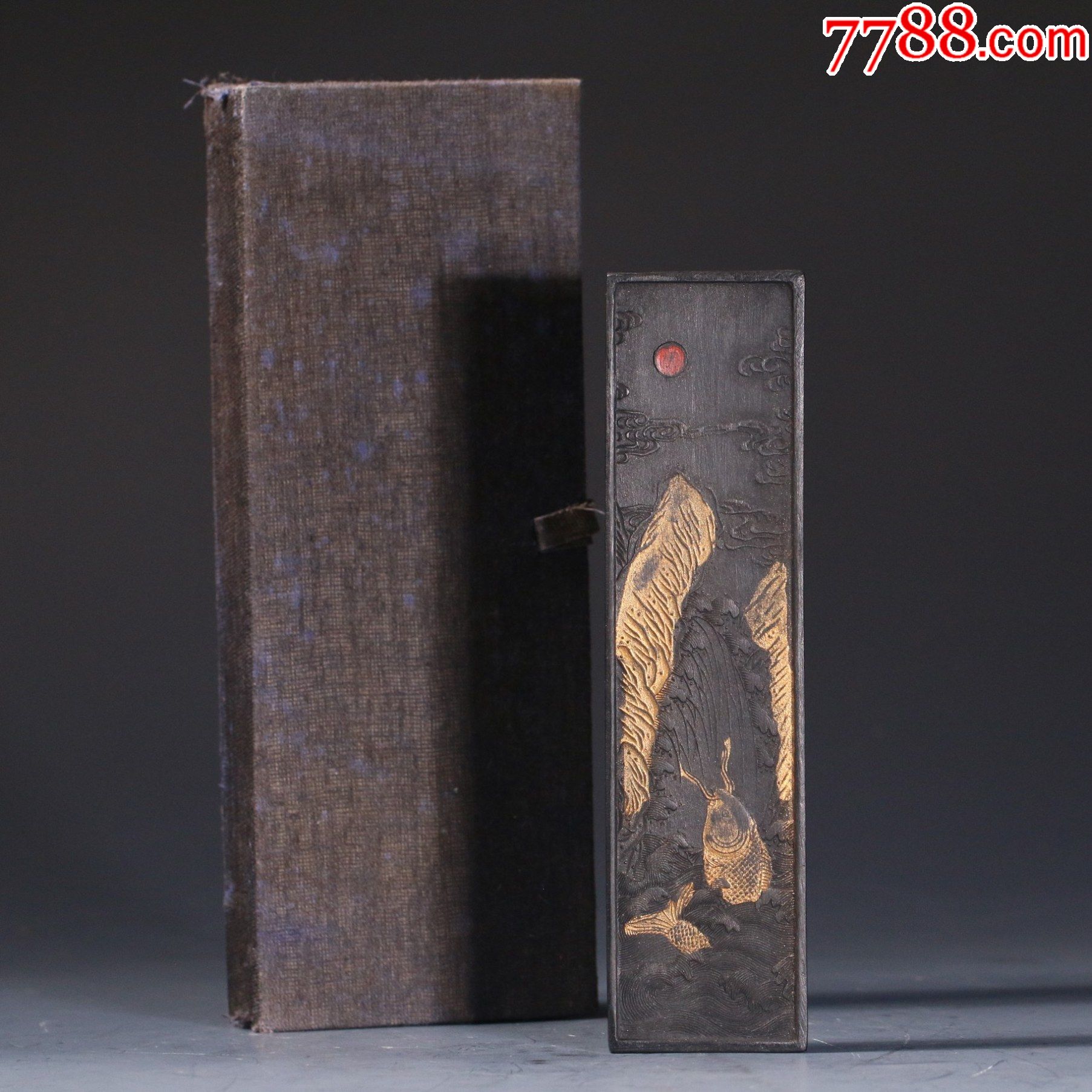 旧藏文房精品老徽墨