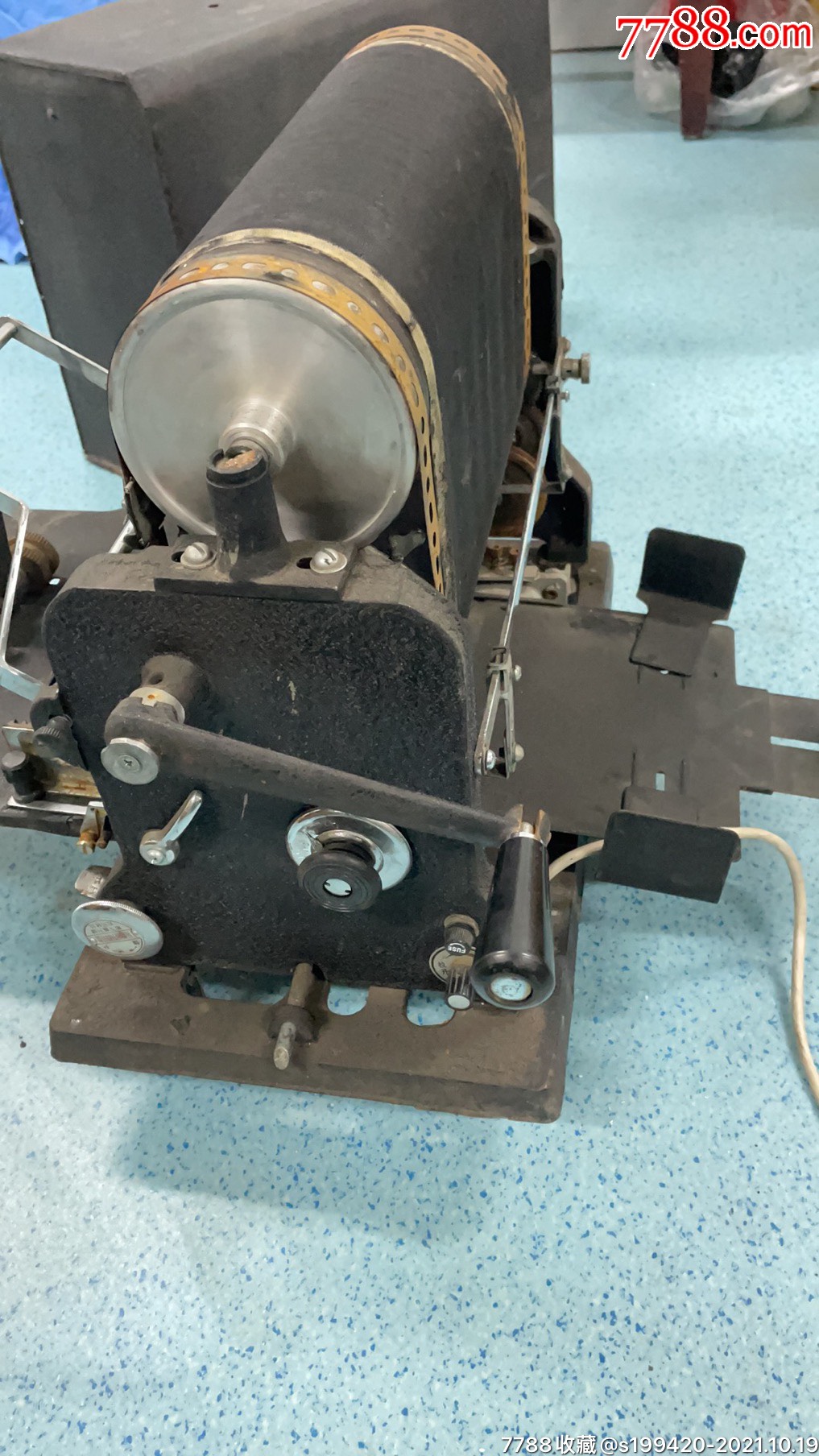 长城牌手摇电动两用油印机带电机手摇和插电正常使用零件齐全品相一流