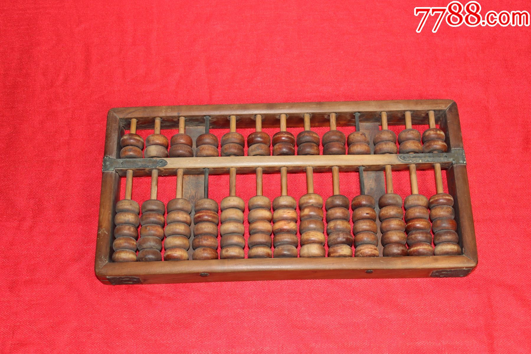 民国13档黄杨木算盘