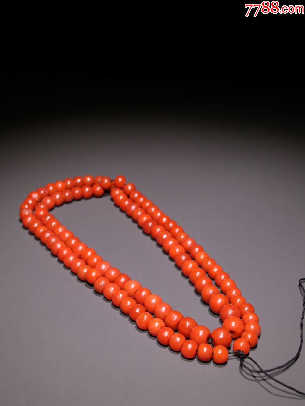 清保山南红珠一串