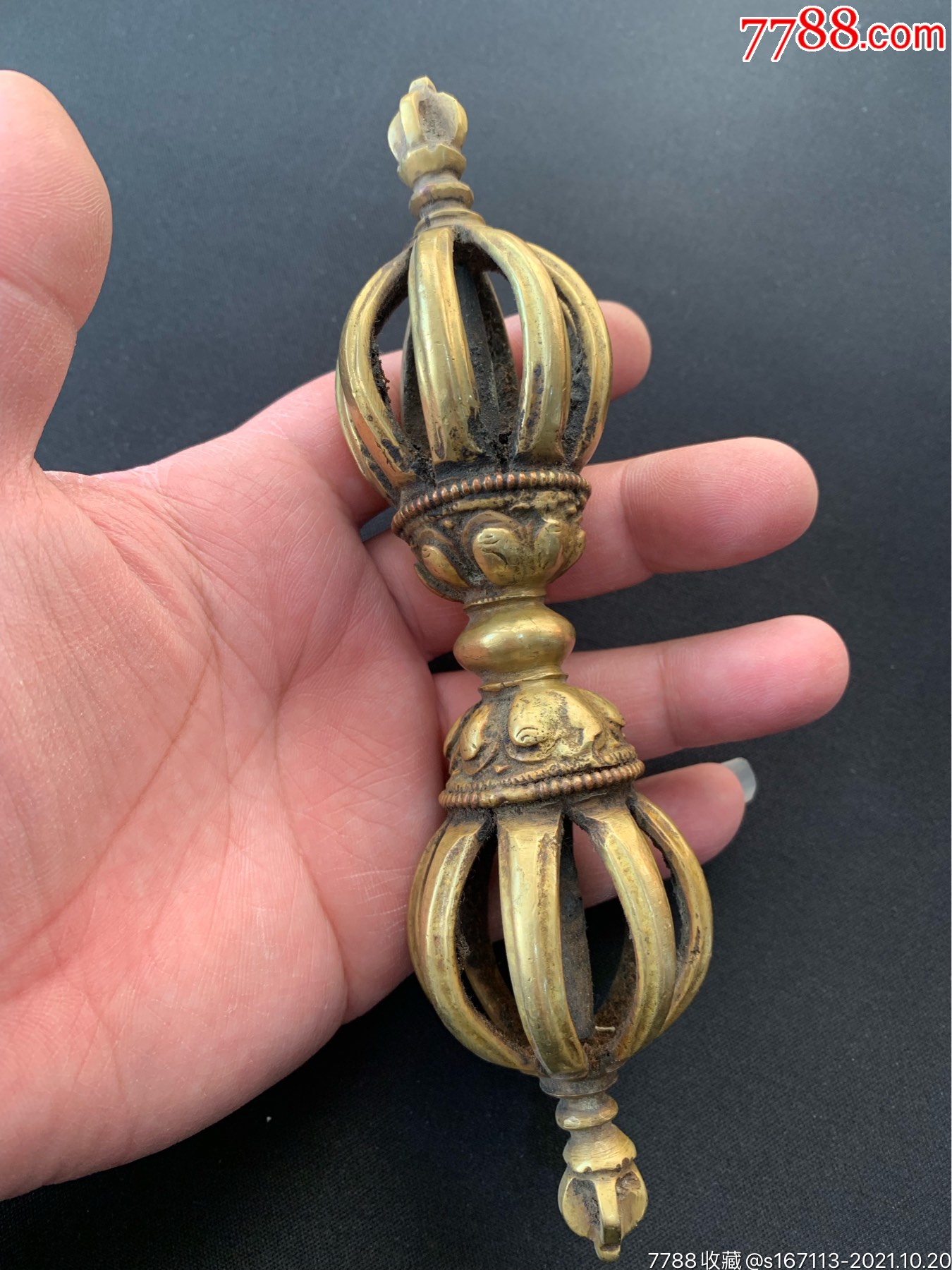 老铜金刚杵一件