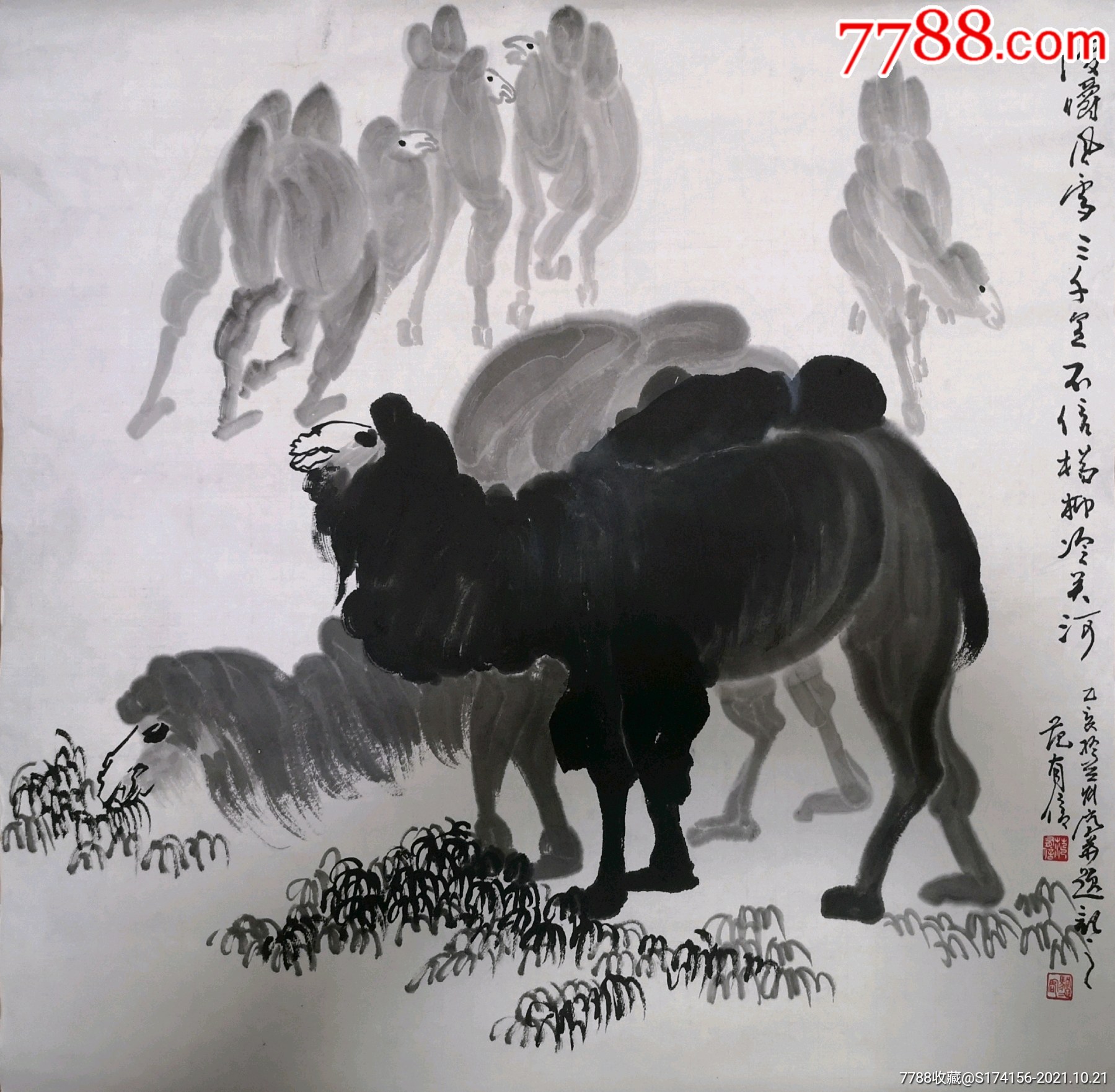 范有信《骆驼》_价格800元【三哥画廊】_第1张_7788收藏__收藏热线