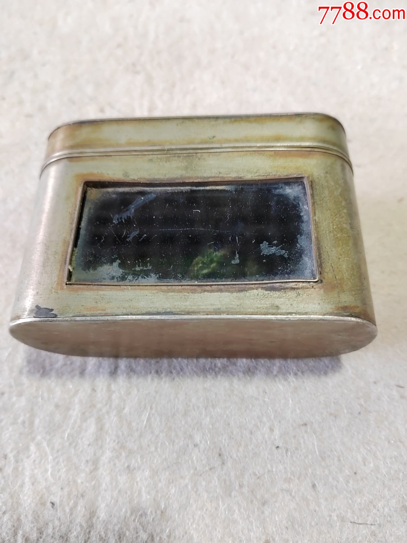 民国白铜蟋蟀盒