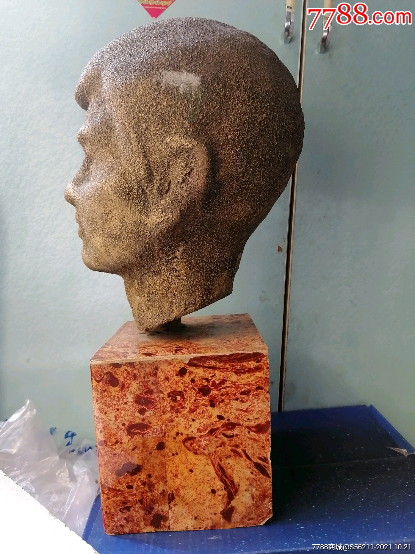 5,60年代佚名雕塑家人物头像作品